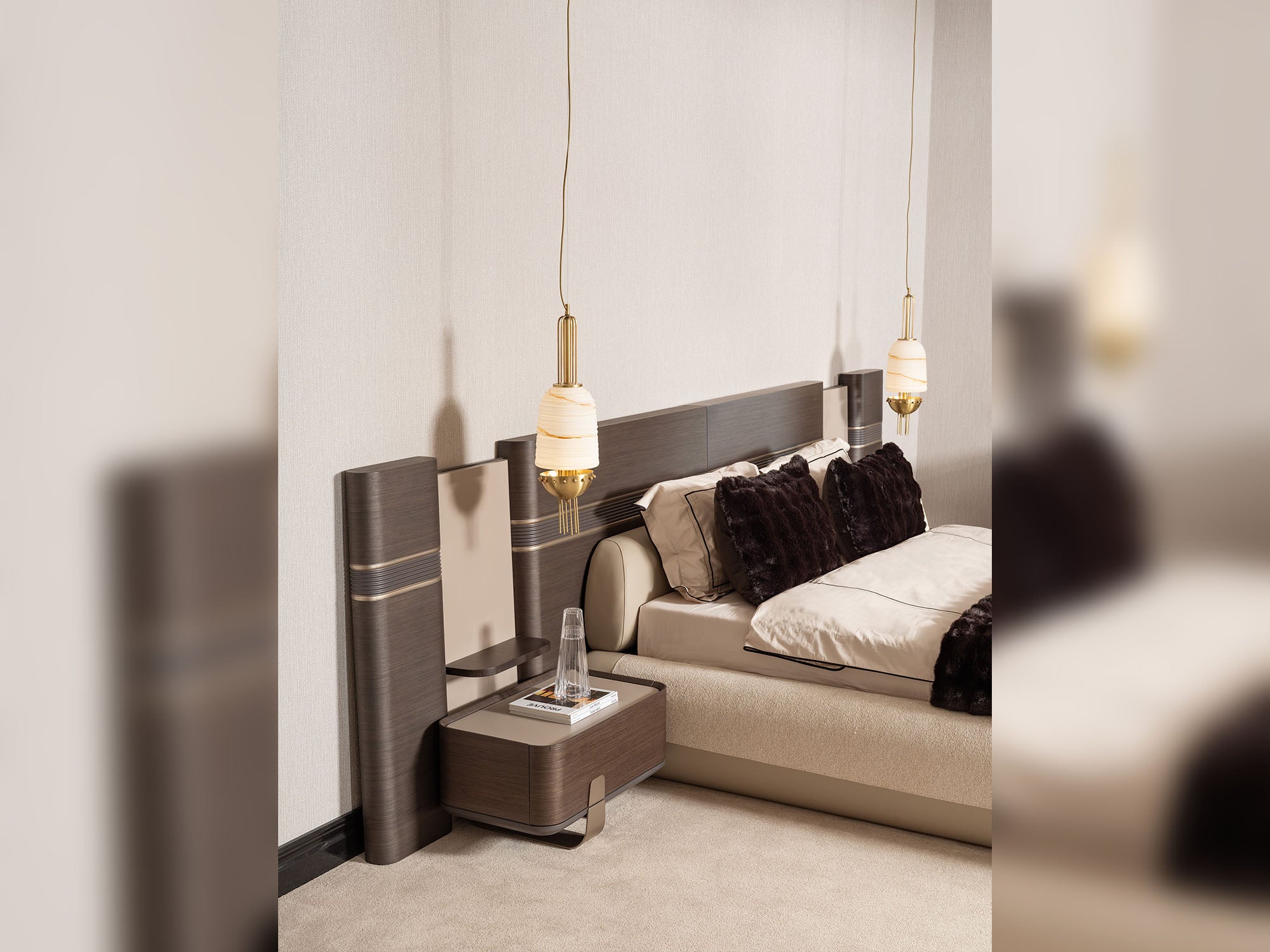 Corte Bed Frame With Headboard
