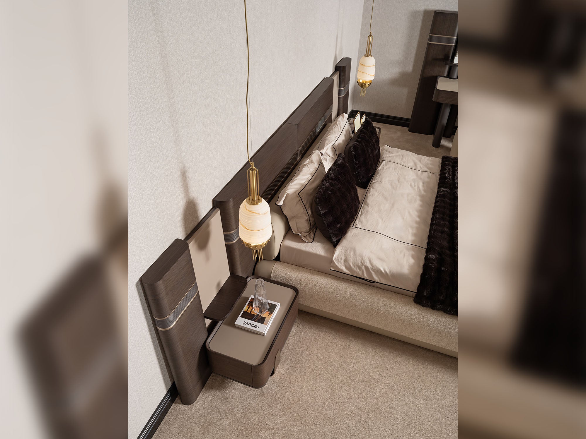 Corte Bed Frame With Headboard