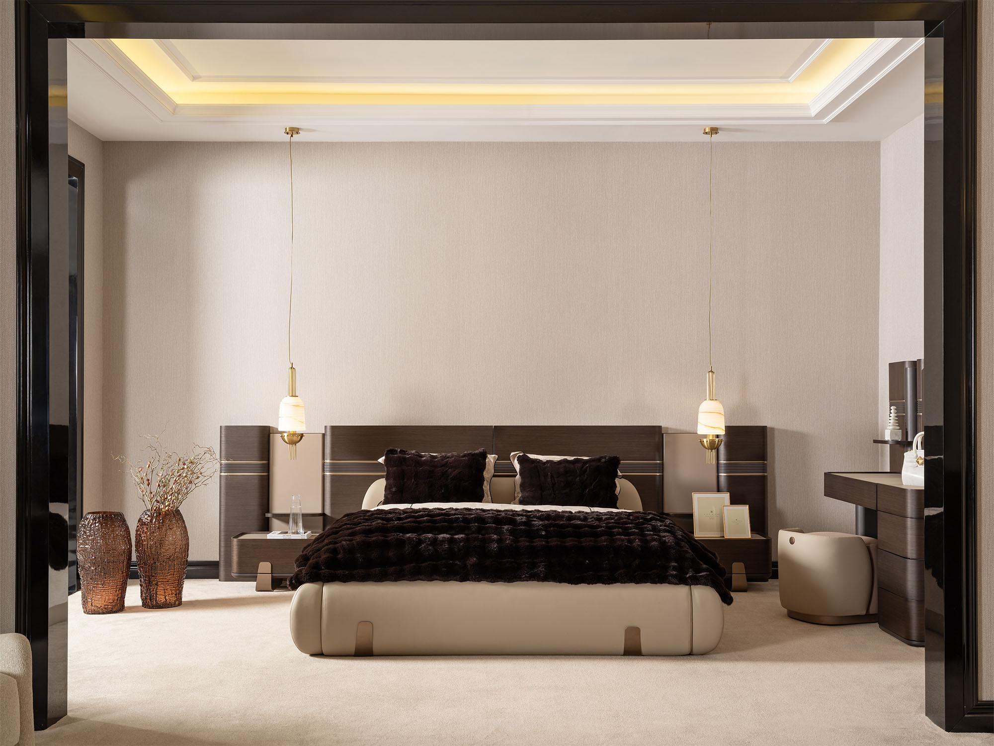 Corte Bed Frame With Headboard