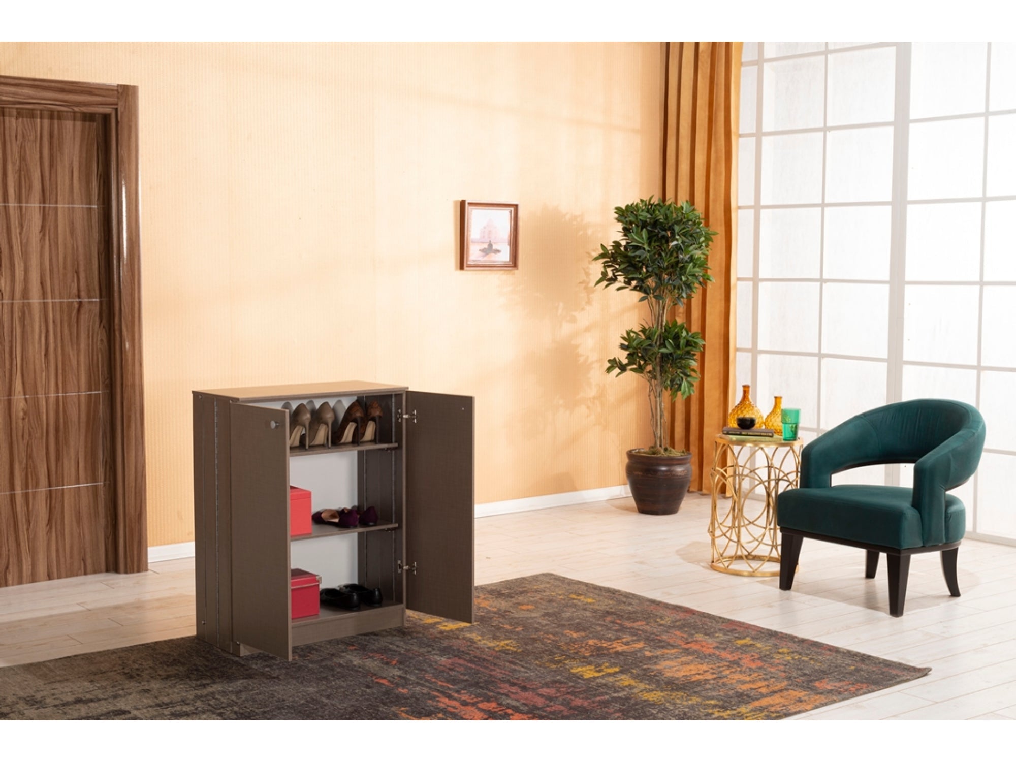 Origami Shoe Cabinet