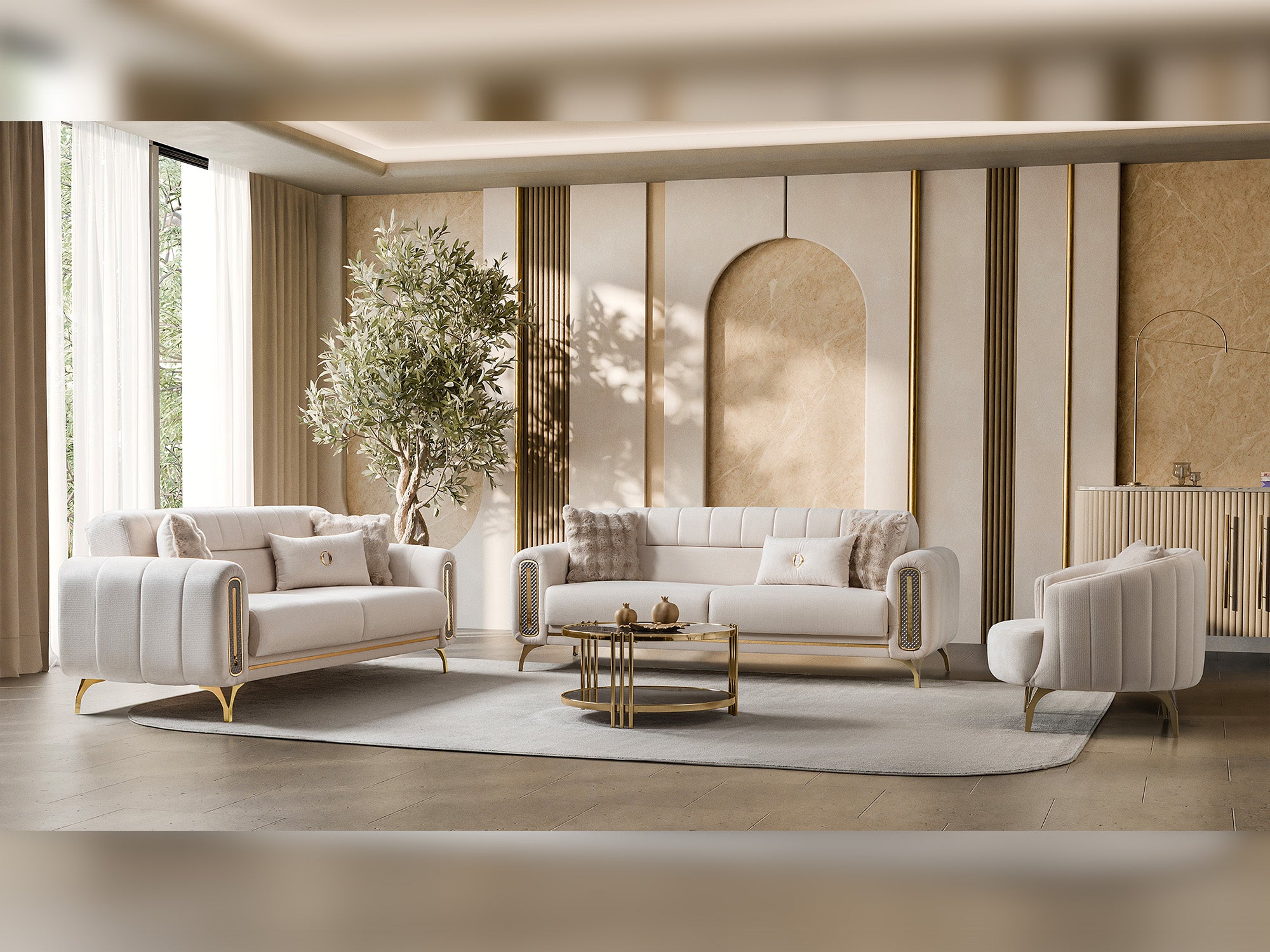 Dior Convertible Loveseat