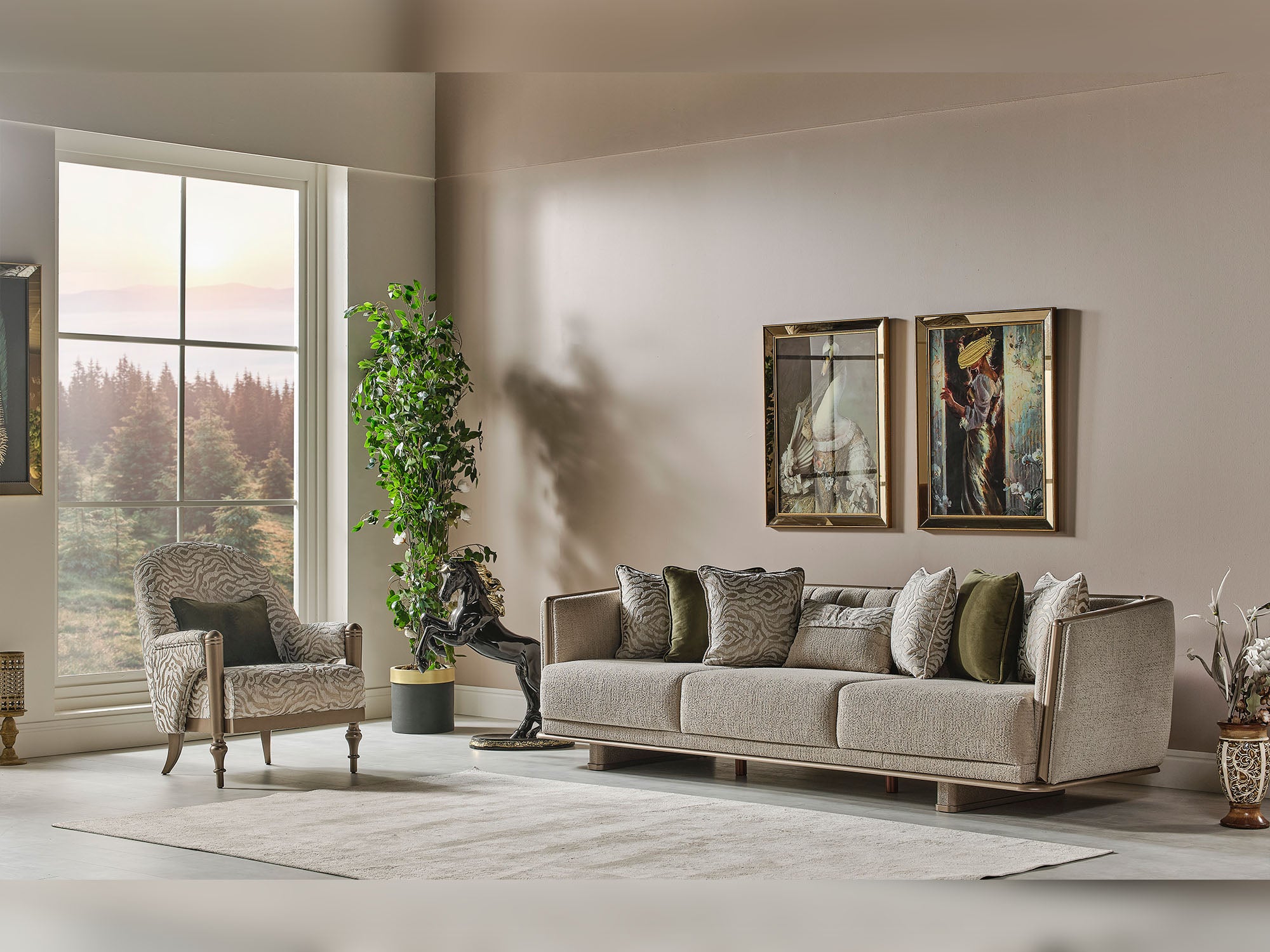 Efes Mum Stationary Sofa