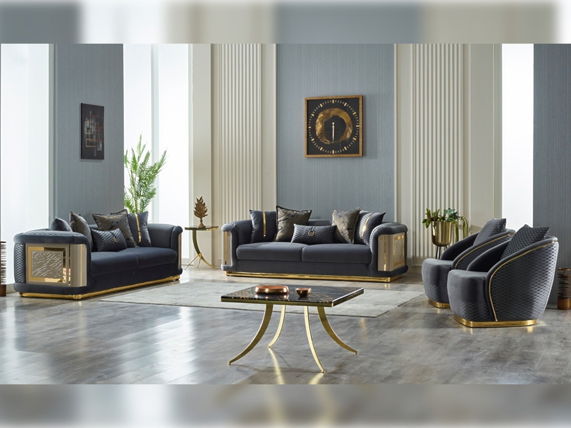 Elegance Chair Dark Grey