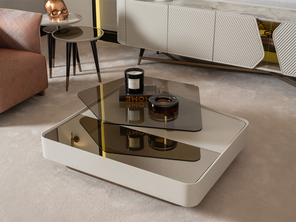 Essenza Coffee Table With Mirror