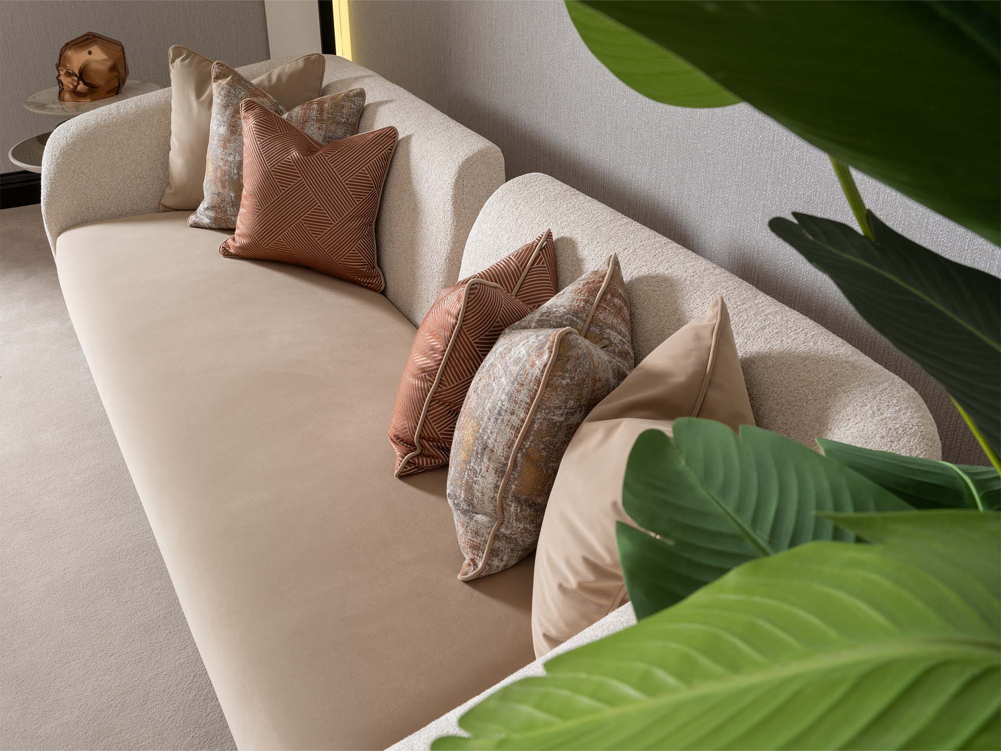 Essenza 4-pieces (2 Sofa &  2 Chair) Livingroom