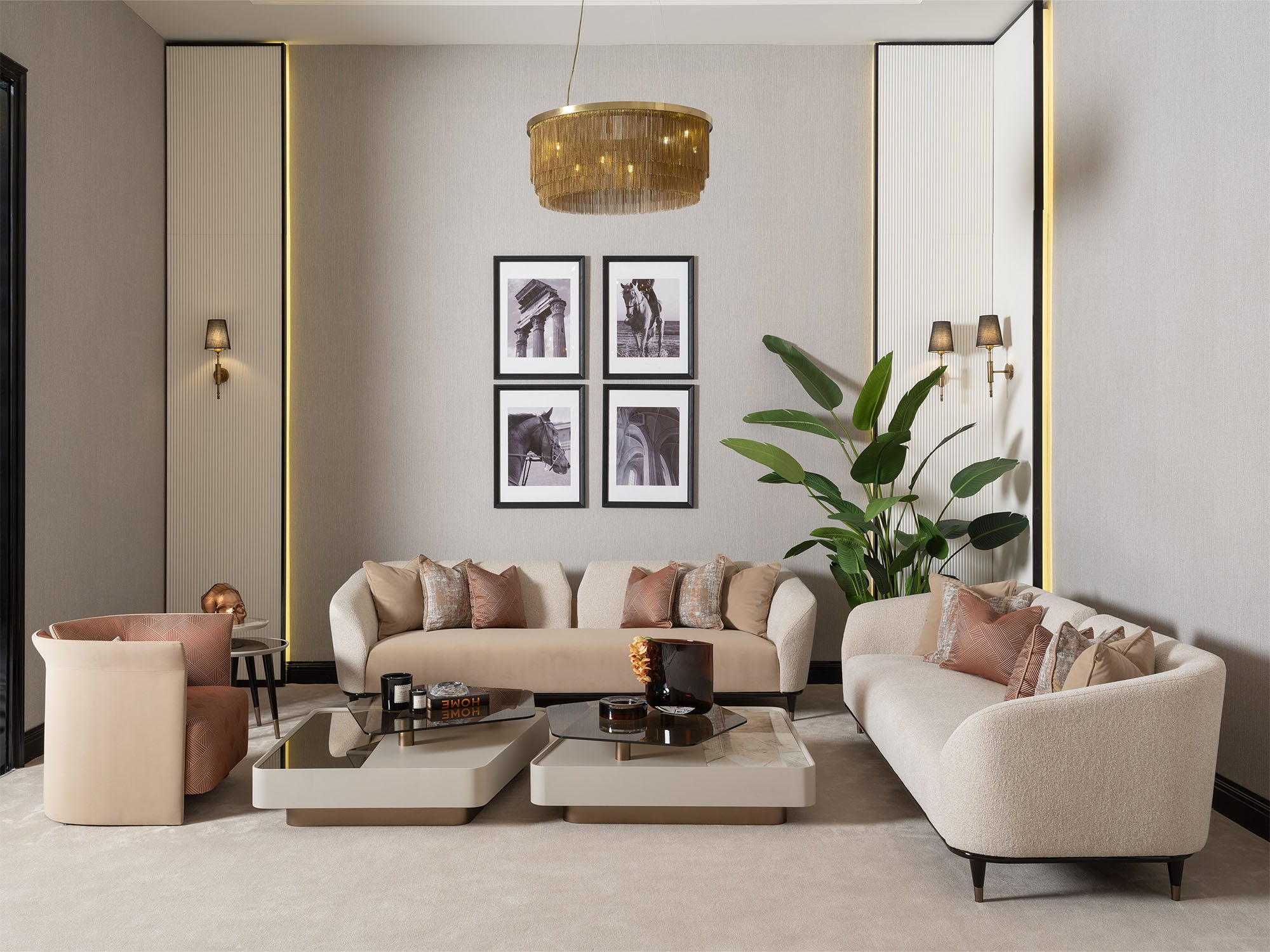 Essenza 4-pieces (2 Sofa &  2 Chair) Livingroom