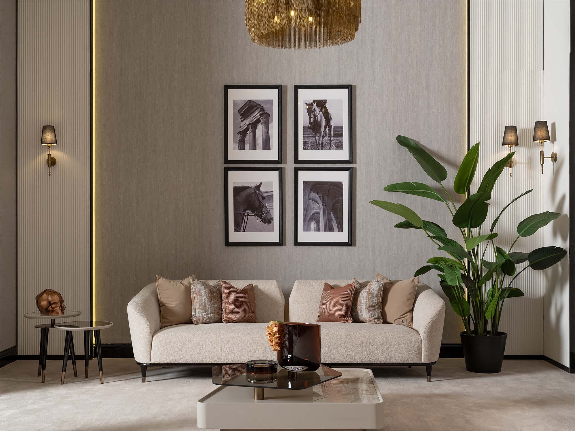 Essenza 4-pieces (2 Sofa &  2 Chair) Livingroom