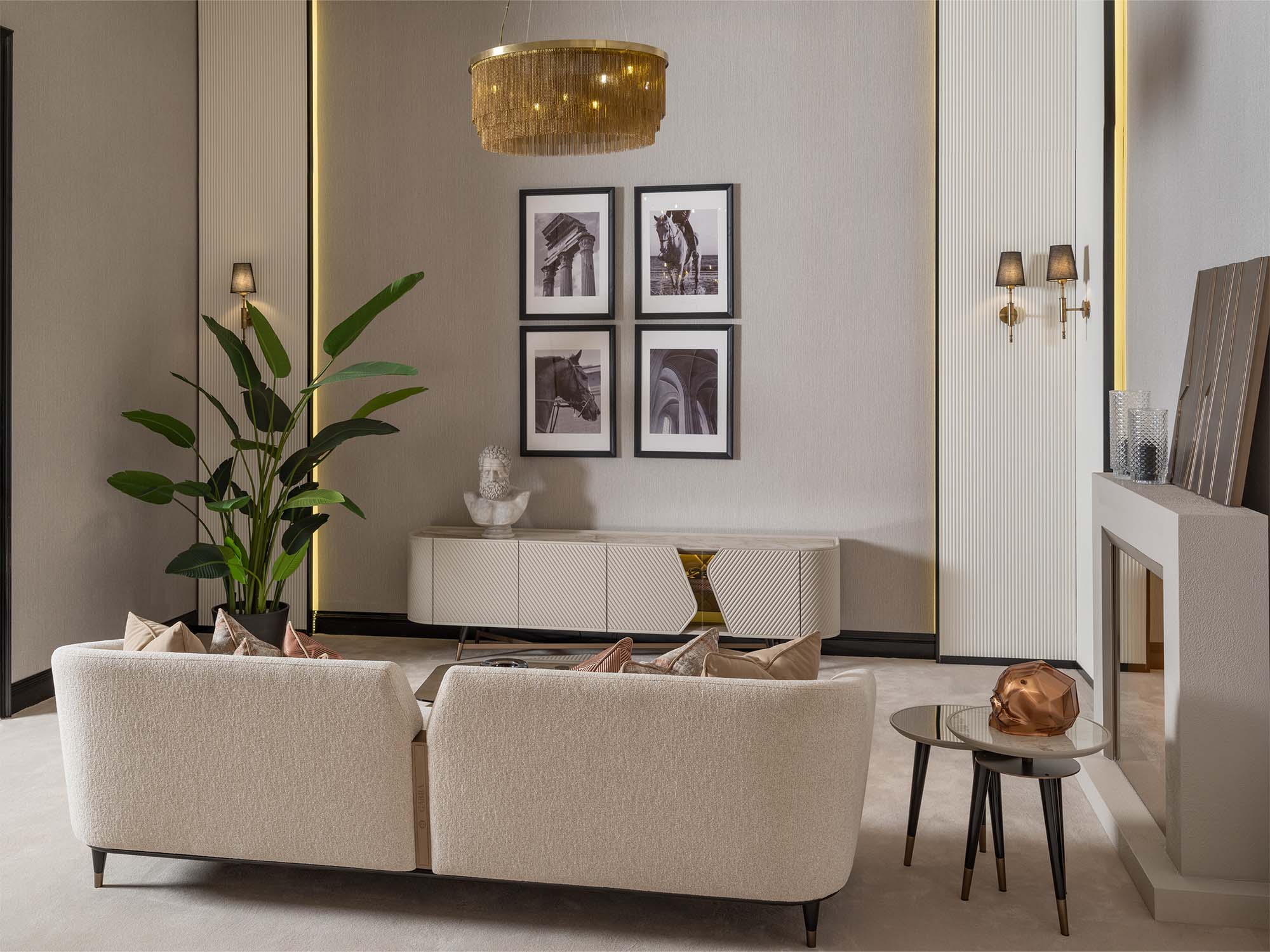 Essenza 4-pieces (2 Sofa &  2 Chair) Livingroom