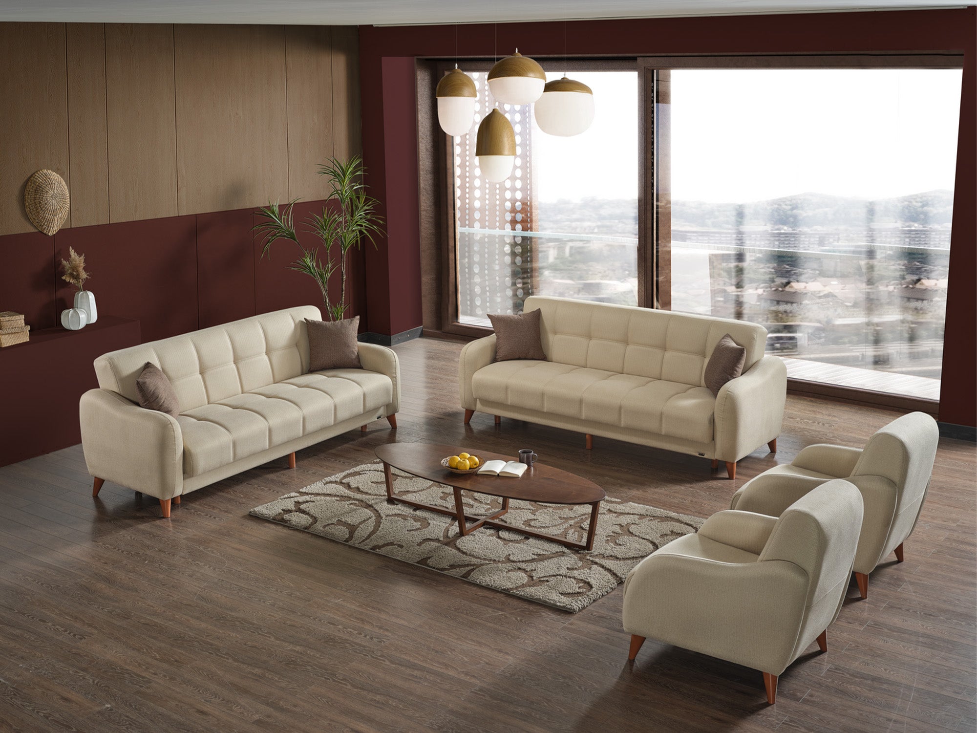 Fabia Convertible Sofa