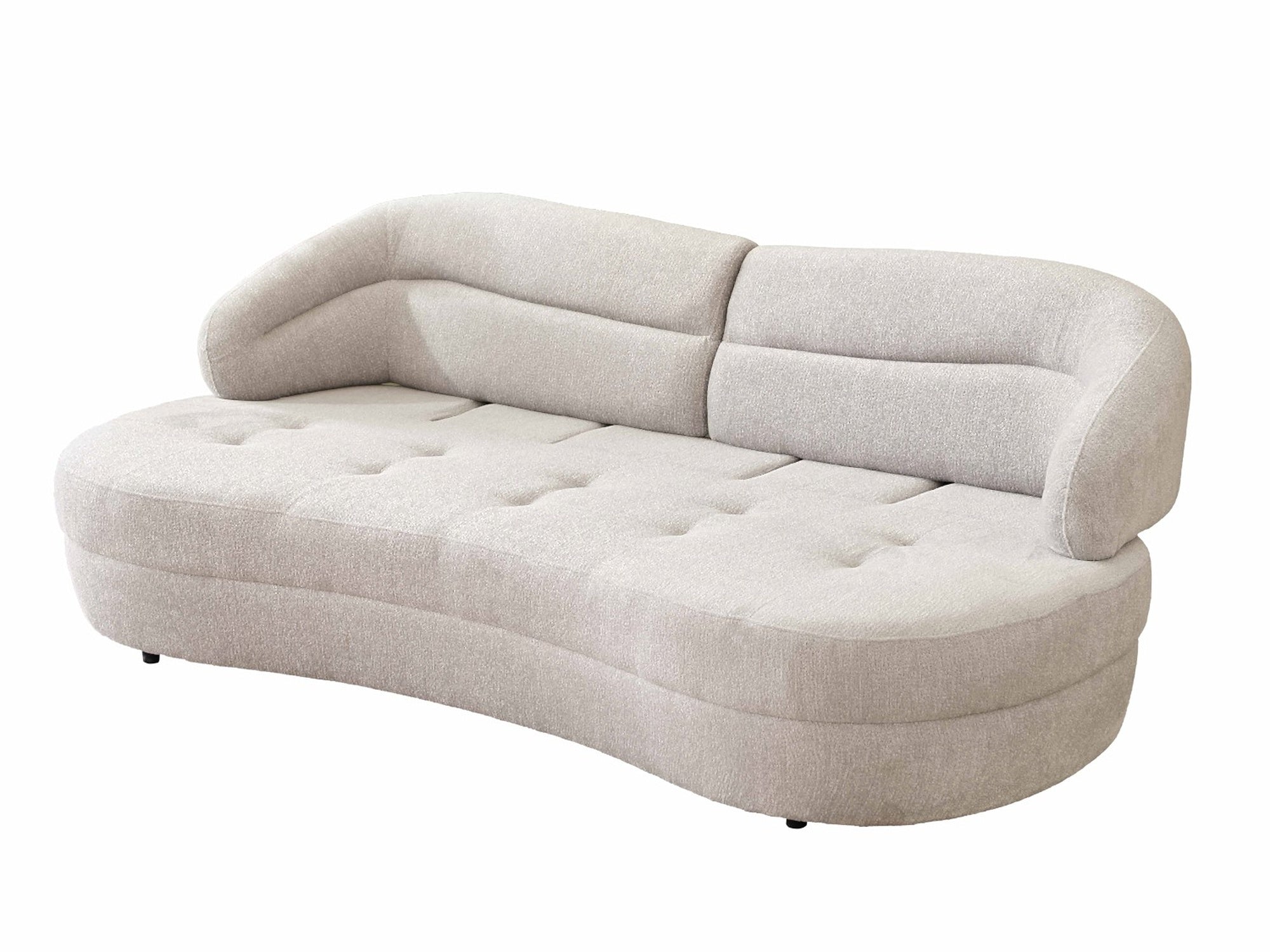 Gloria 4-pieces (2 Sofa & 2 Chair) Livingroom Set Cream