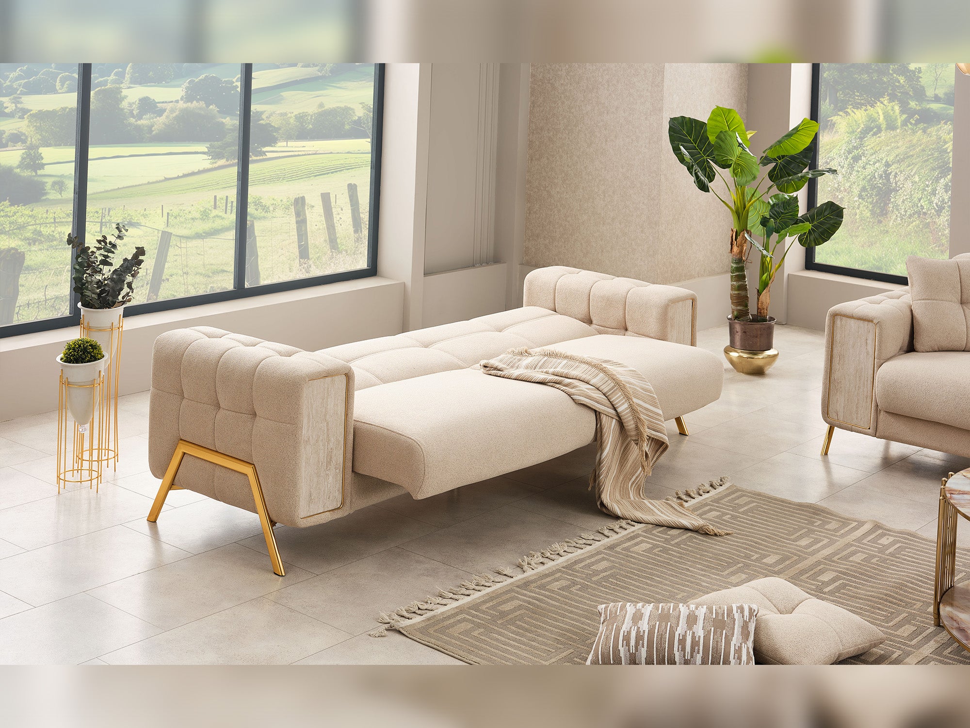 Guido Convertible Loveseat