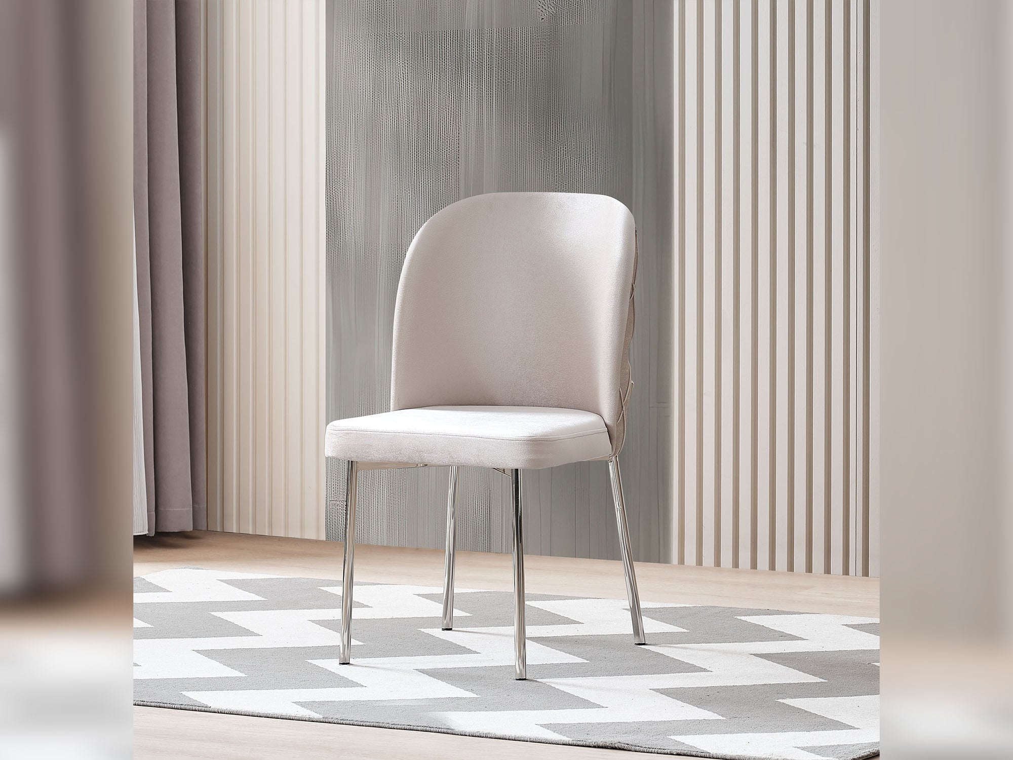 Hare Diningroom (Consol With Mirror & Dining Table & 6 Dining Chair)