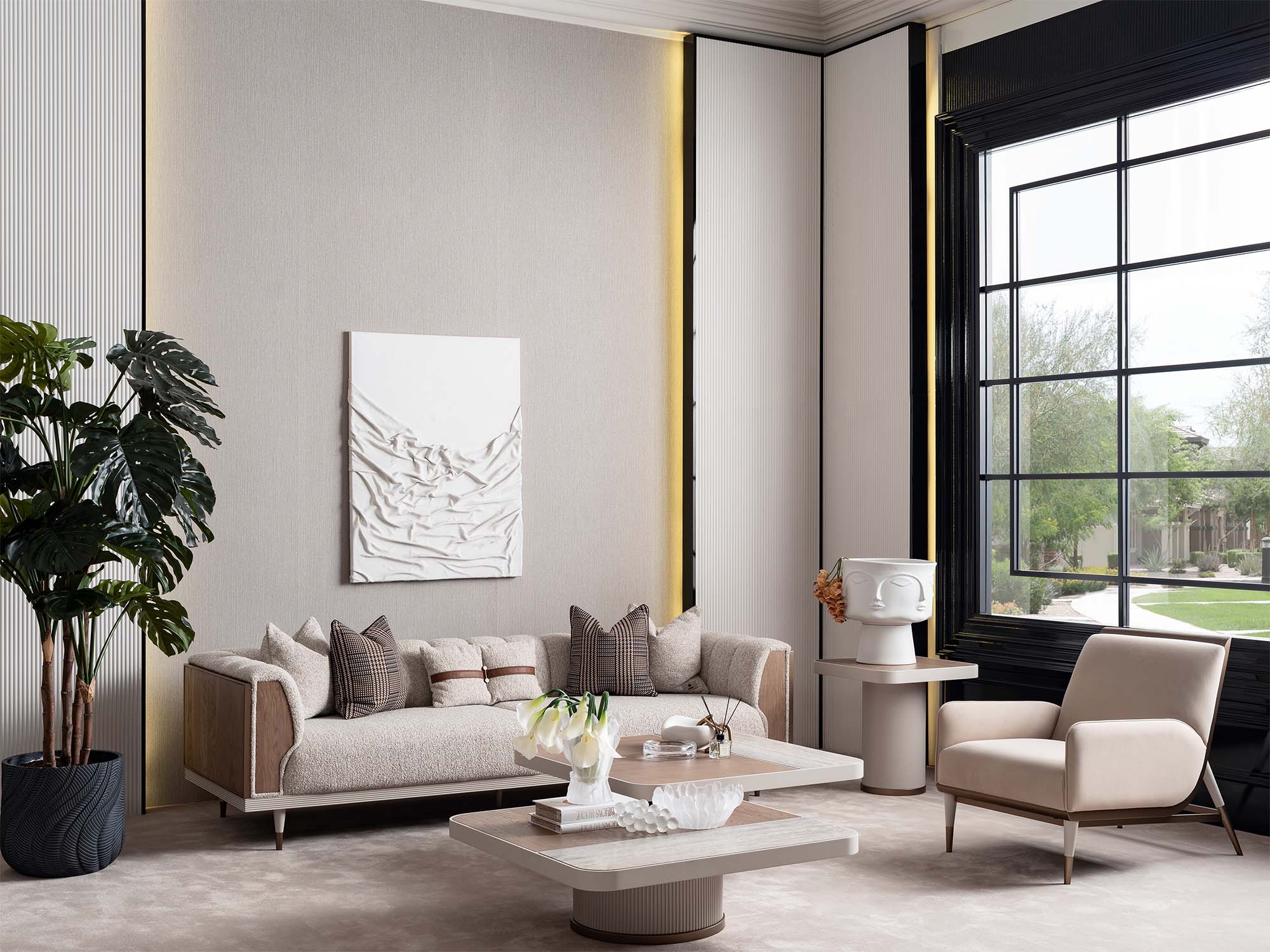 Harmony Stationary Four Seater Sofa