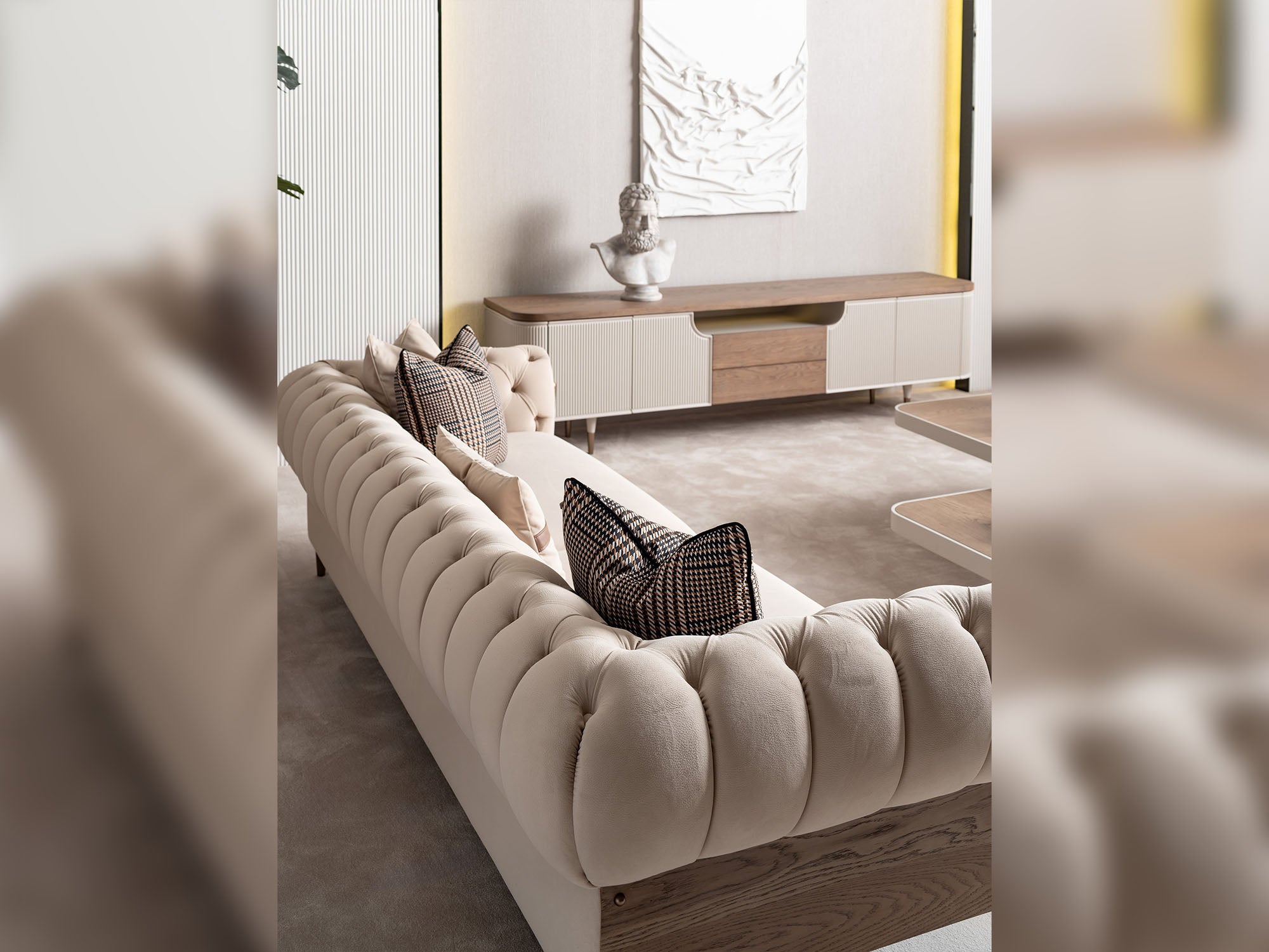 Harmony Stationary Four Seater Chester Sofa