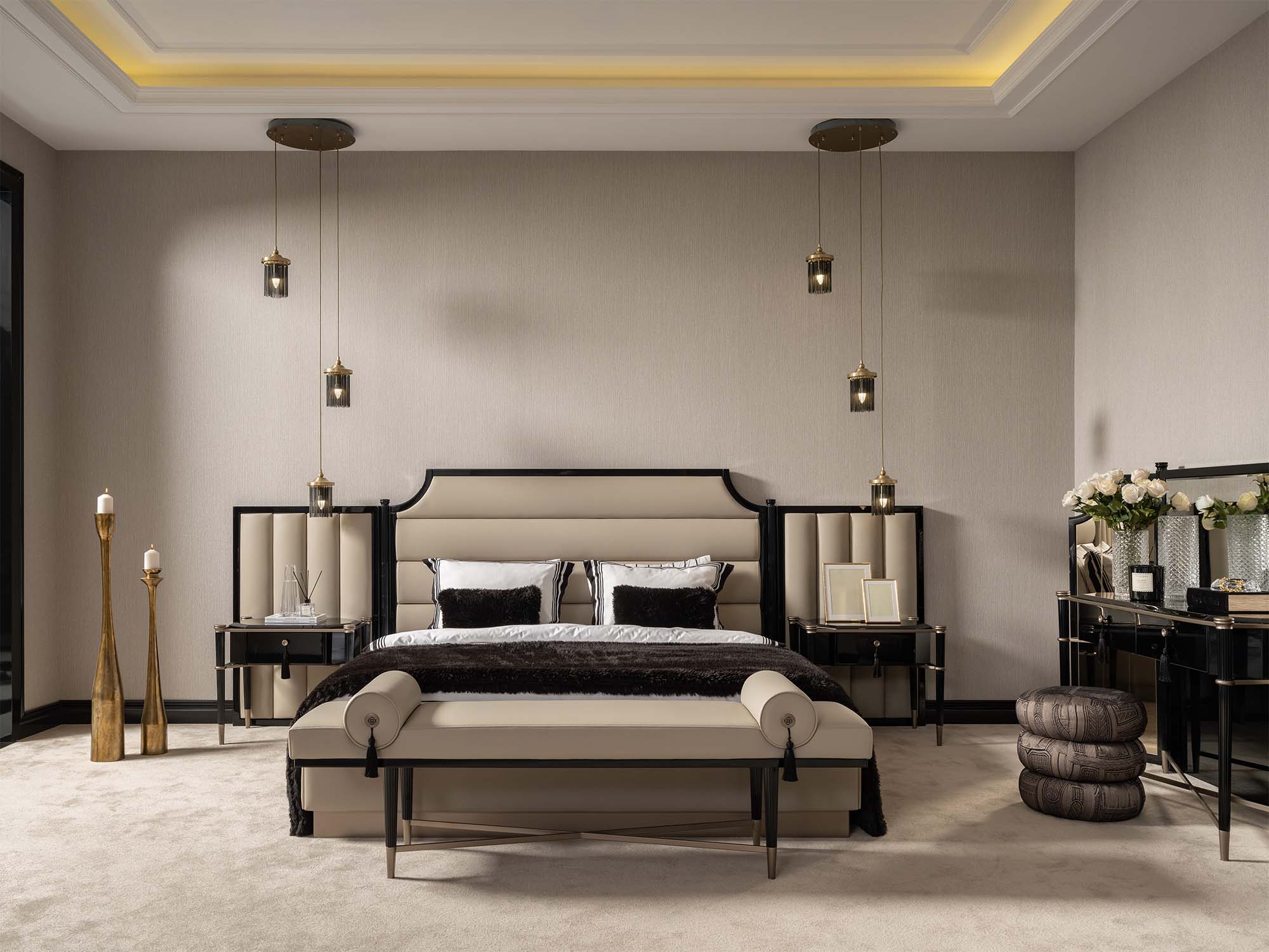 Istanbul Bed Frame With Headboard
