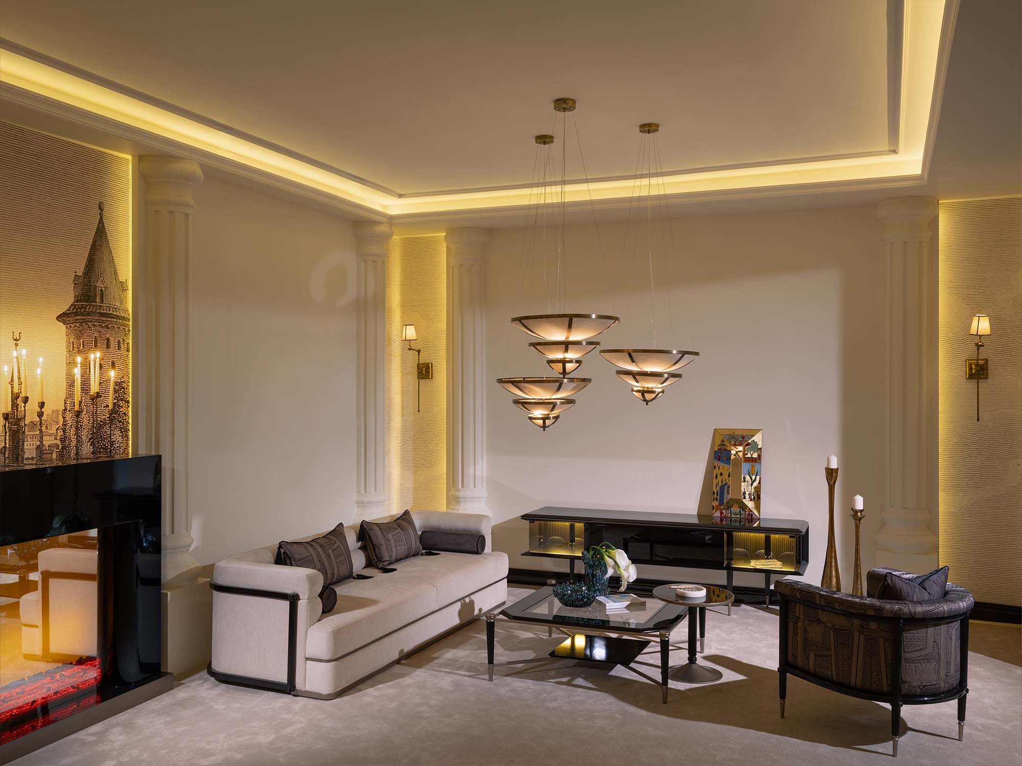 Istanbul Stationary Four Seat Sofa