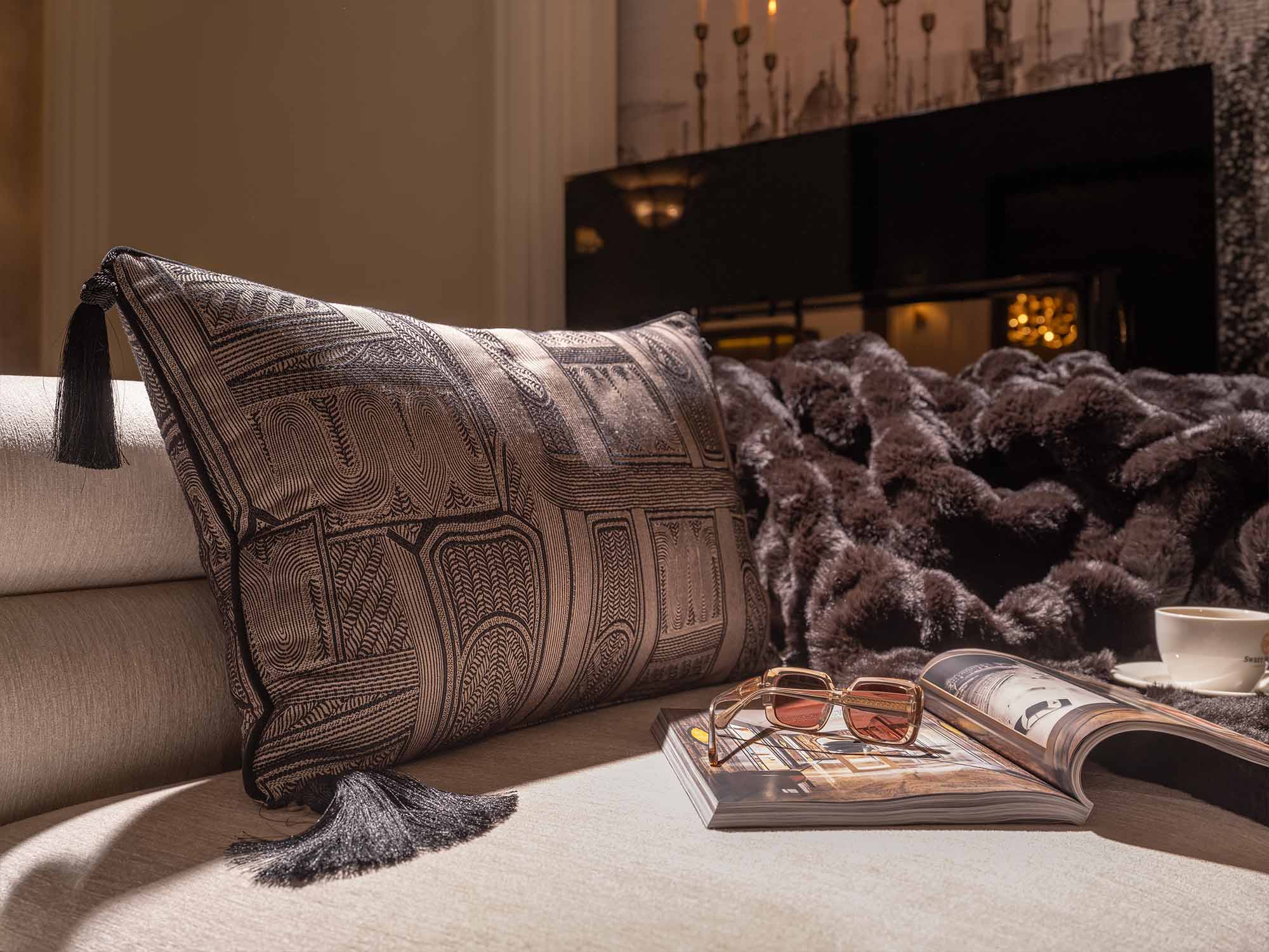 Istanbul 4-pieces (Highseat Four Seater Sofa & 1 Four Seater Sofa &  2 Chair) Livingroom