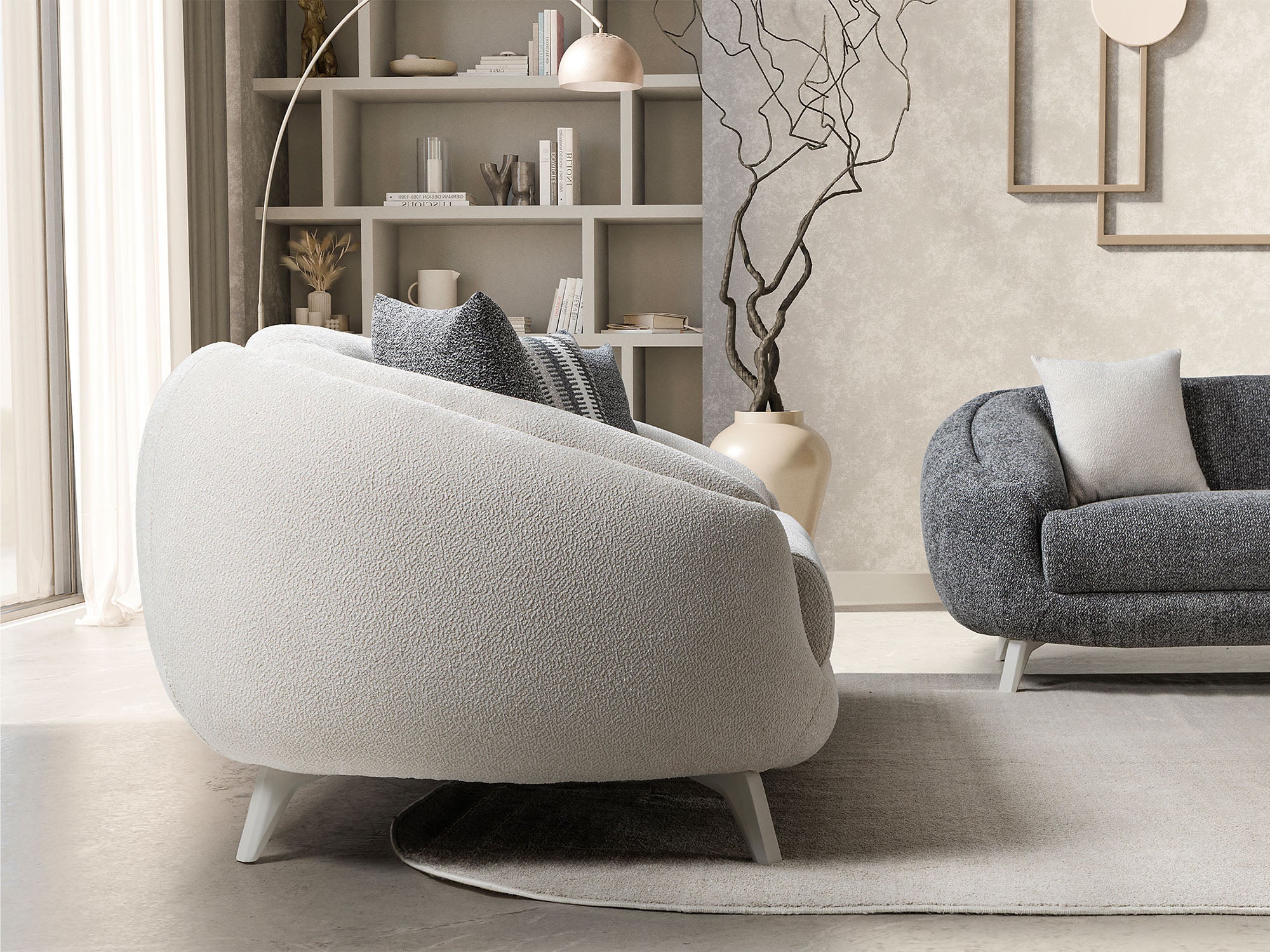 Jesse 3-pieces (Sofa & Loveseat & Chair) Livingroom Set