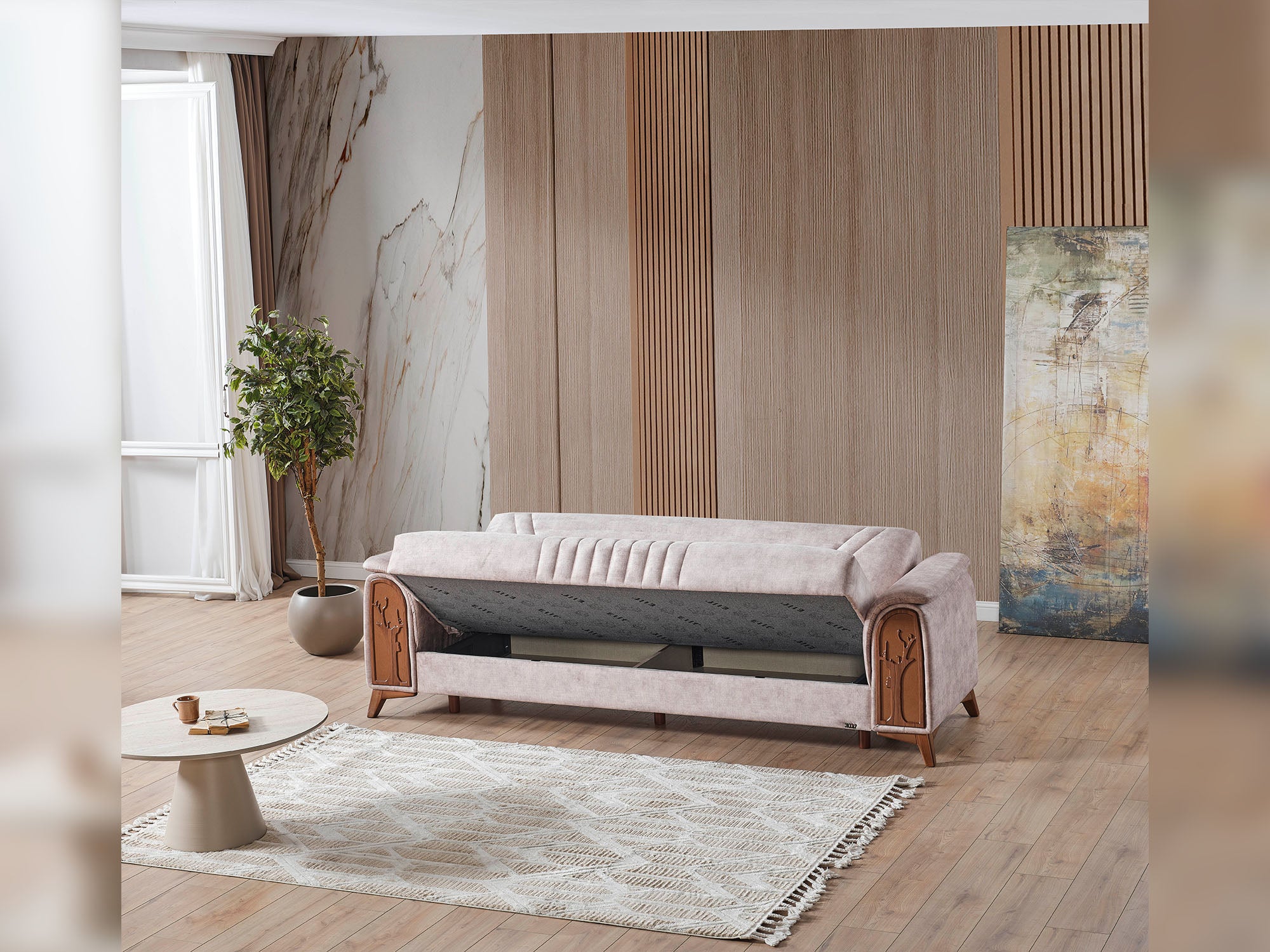 Katre Convertible Sofa