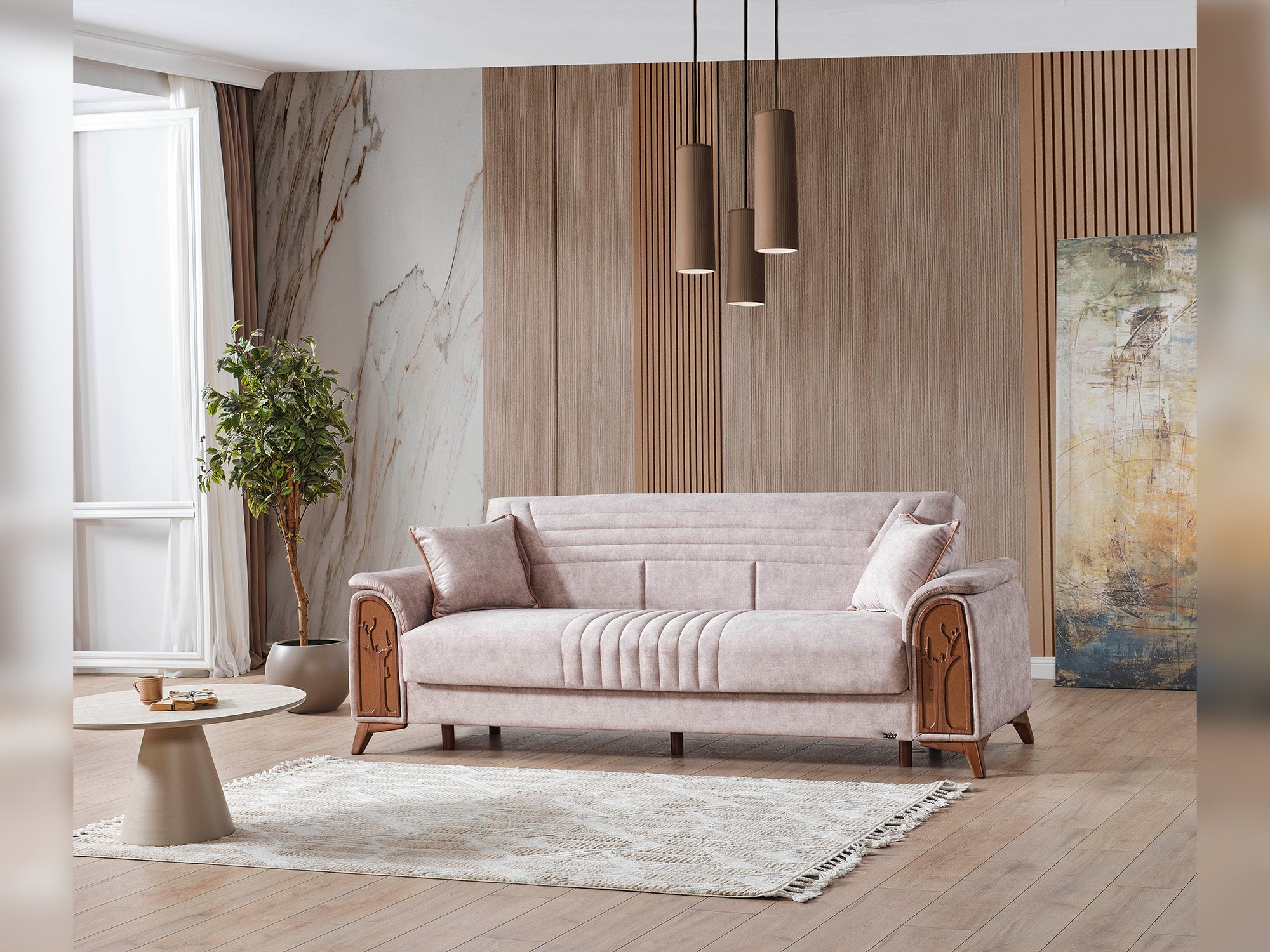Katre Convertible Sofa
