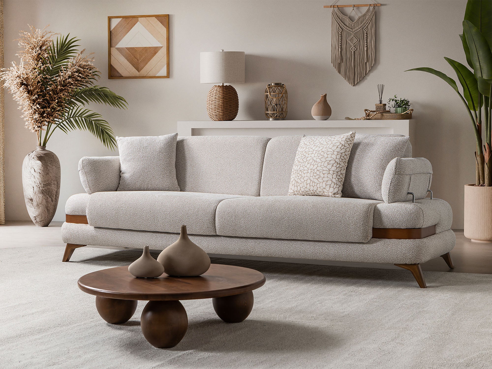 Loris Convertible Loveseat