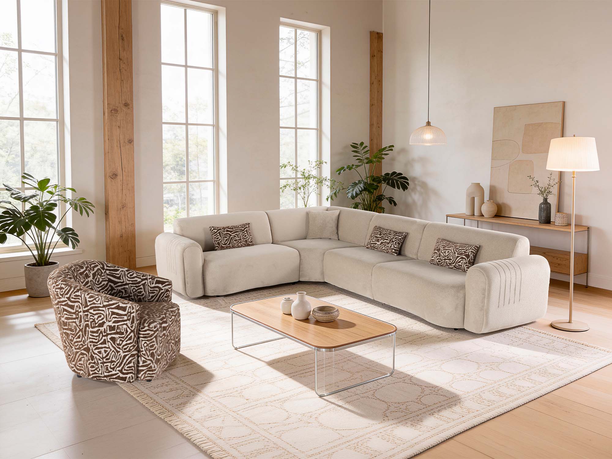 Lotus Sectional Sofa