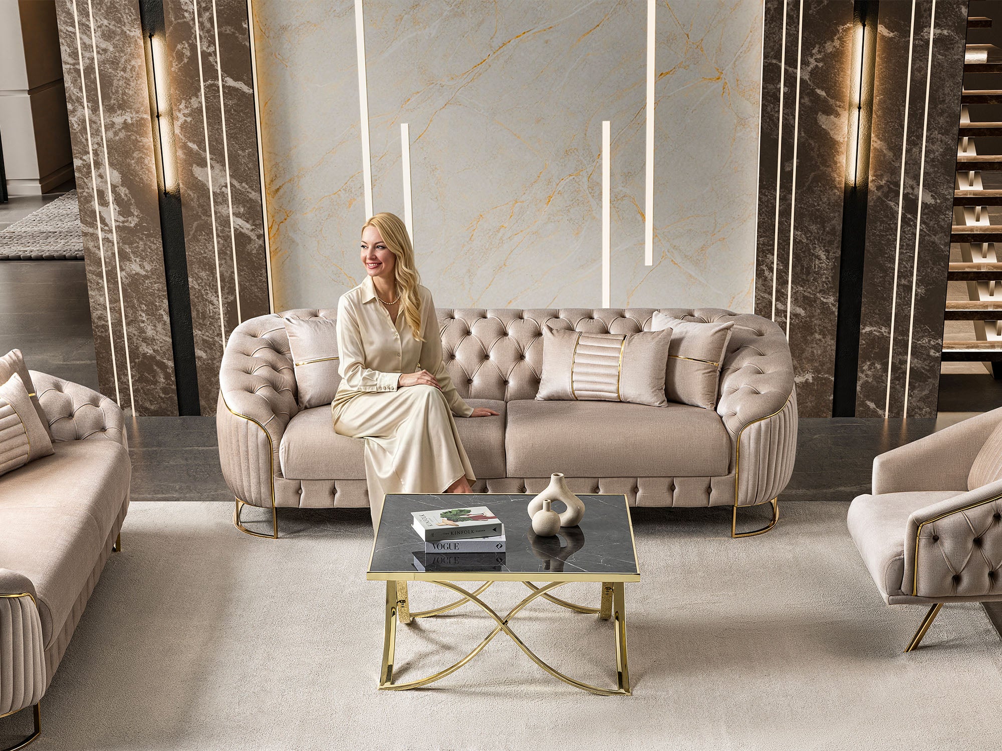 Lucas Stationary Loveseat