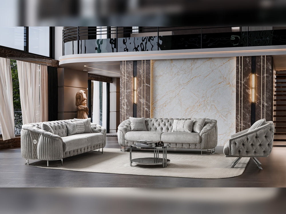 Lucas 3-pieces (Sofa & Loveseat & Chair) Livingroom Set