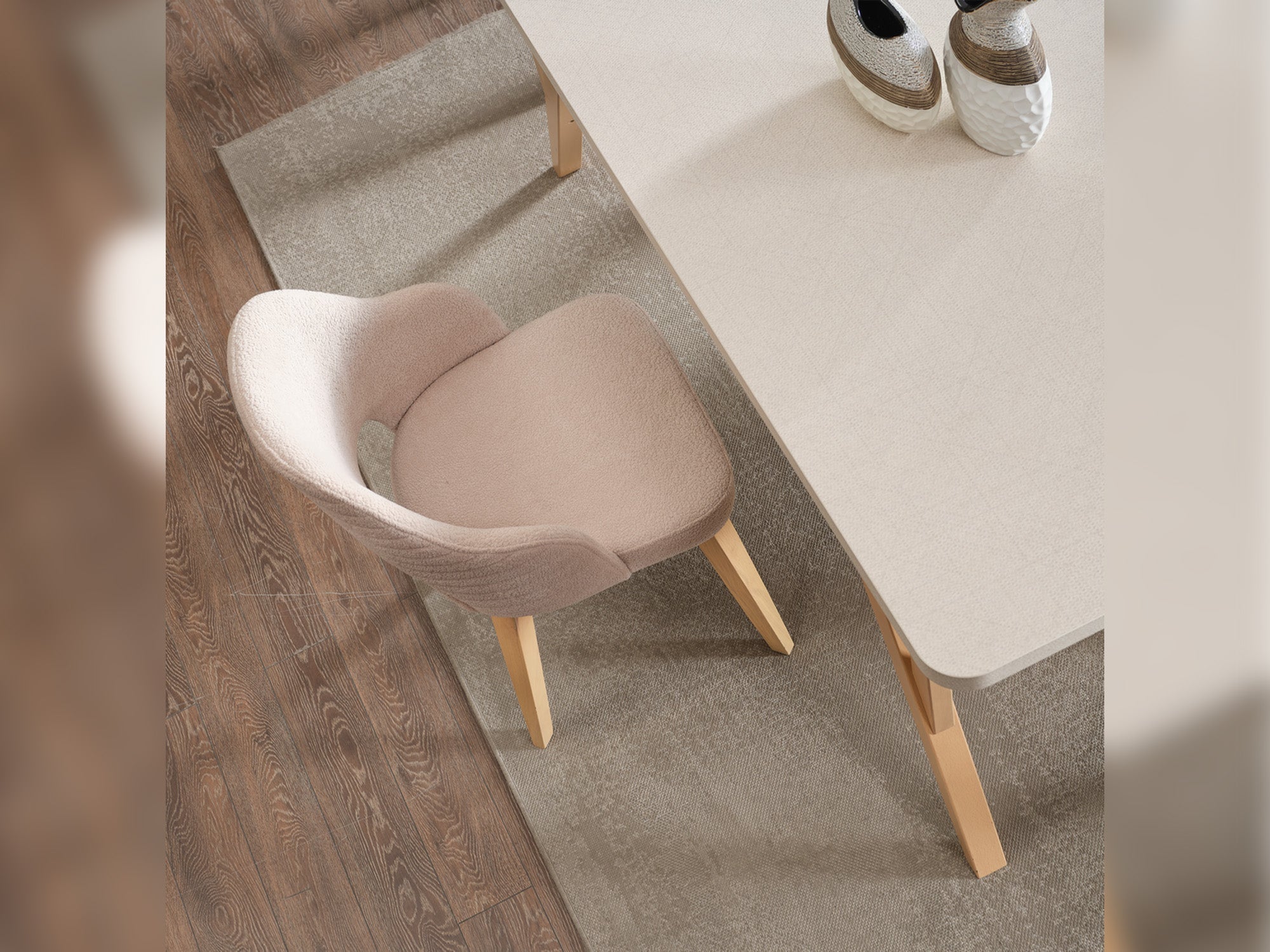 Lugano Diningroom (Consol With Mirror & Dining Table & 6 Dining Chair)