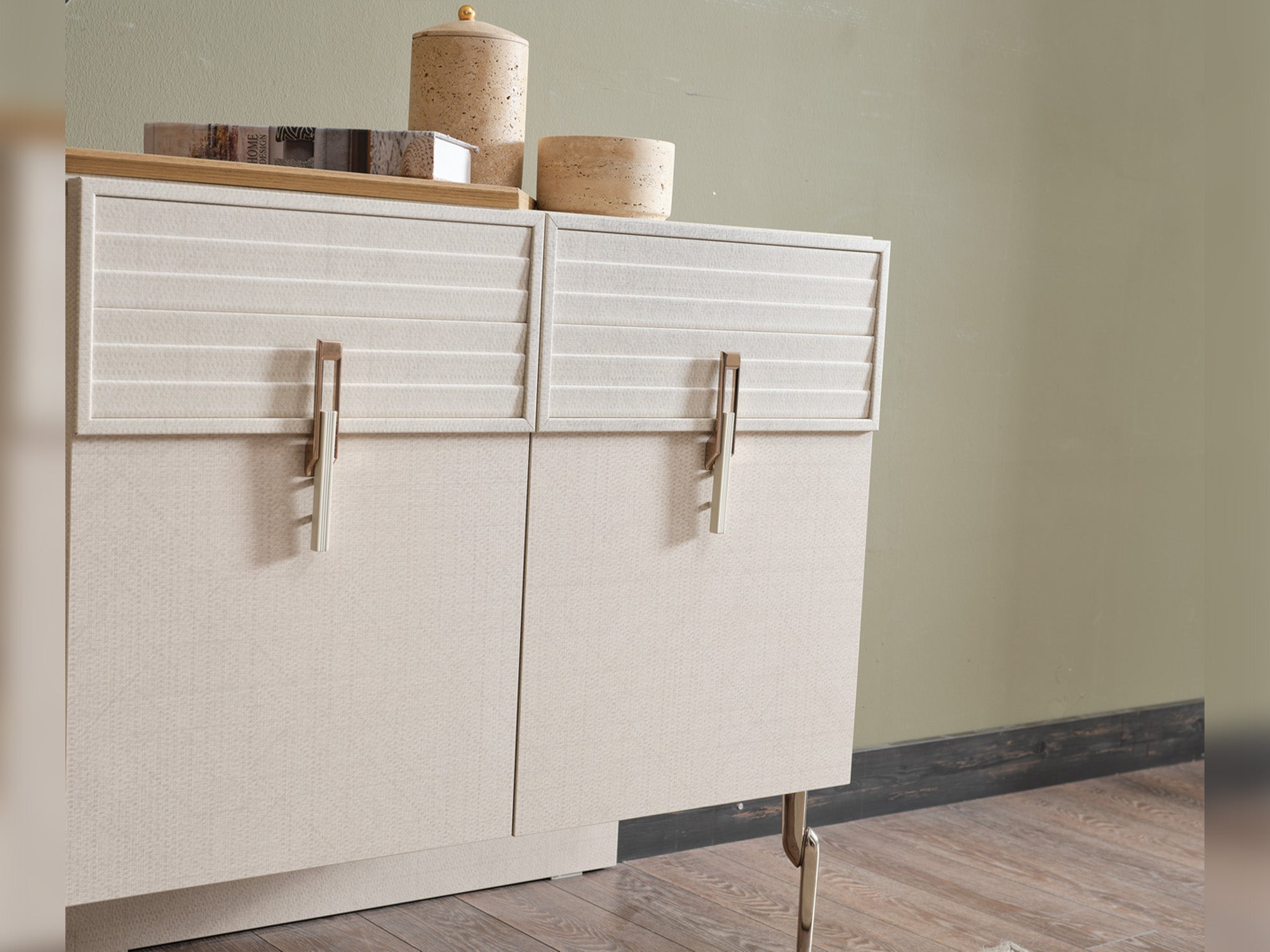 Lugano Diningroom (Consol With Mirror & Dining Table & 6 Dining Chair)