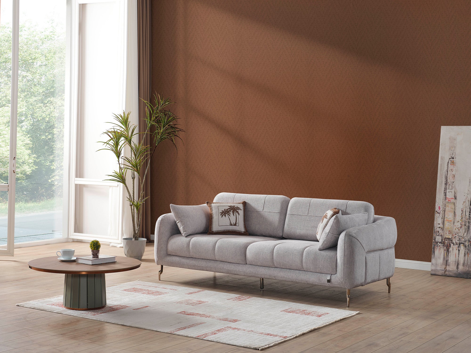 Lugano 3-pieces (Sofa & Loveseat & Relax Chair) Livingroom