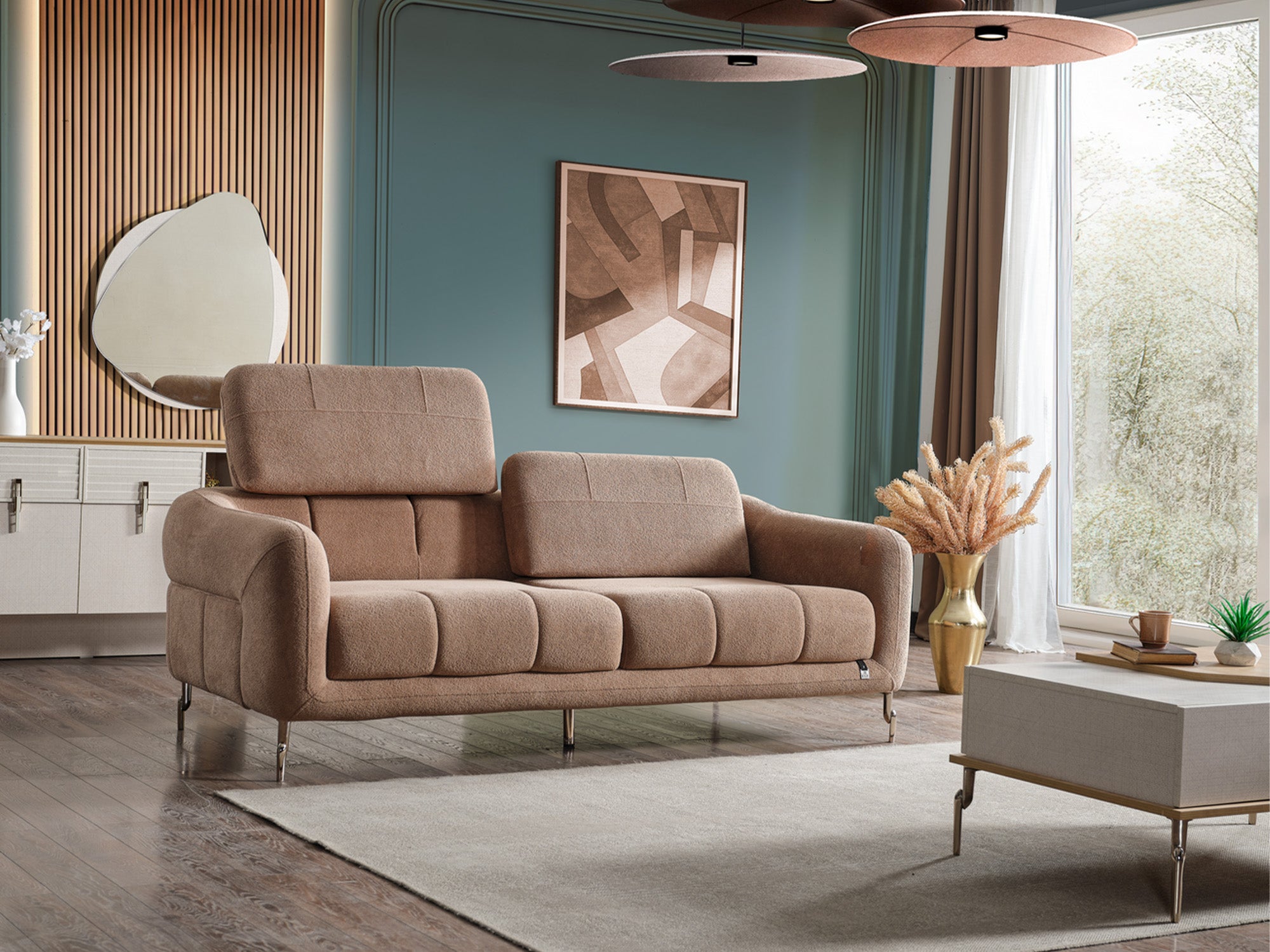Lugano 3-pieces (Sofa & Loveseat & Relax Chair) Livingroom