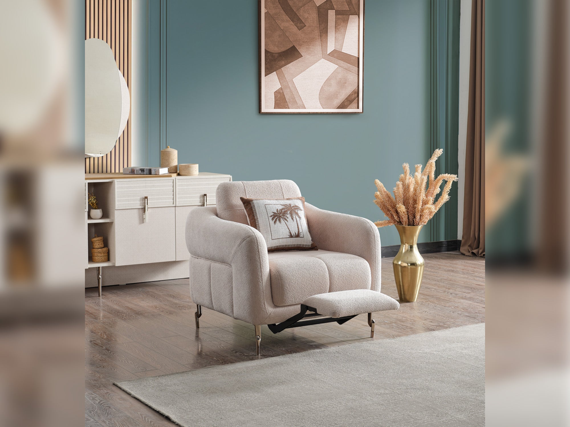 Lugano 3-pieces (Sofa & Loveseat & Relax Chair) Livingroom