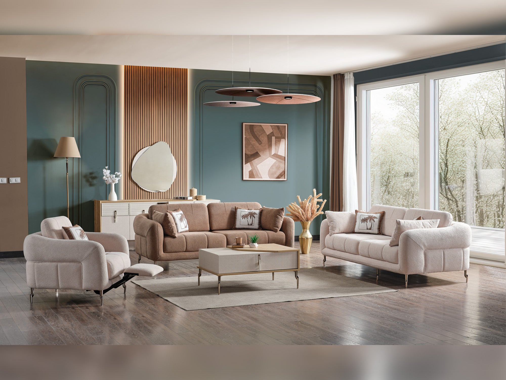 Lugano Convertible Sofa