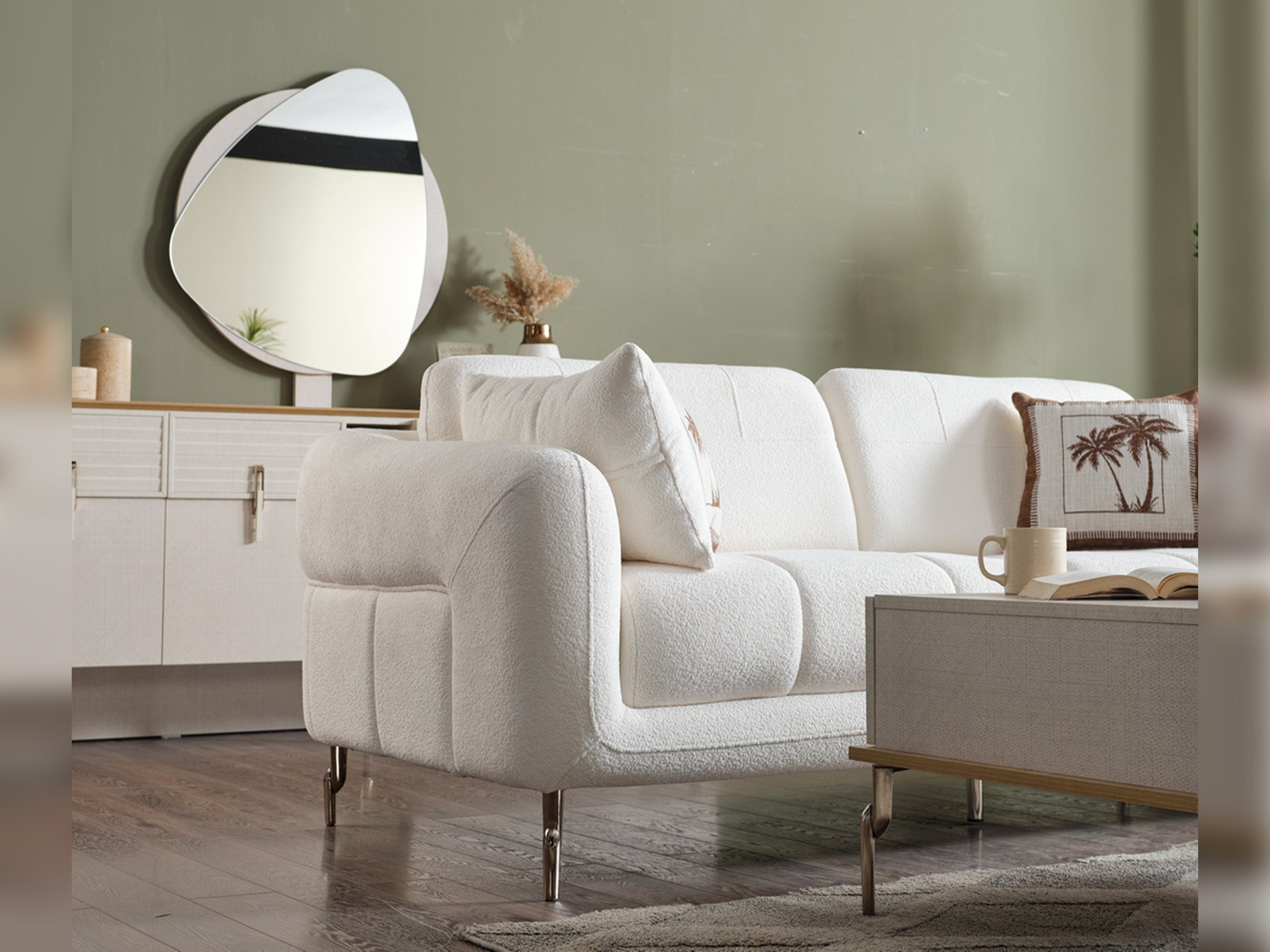 Lugano 3-pieces (Sofa & Loveseat & Relax Chair) Livingroom