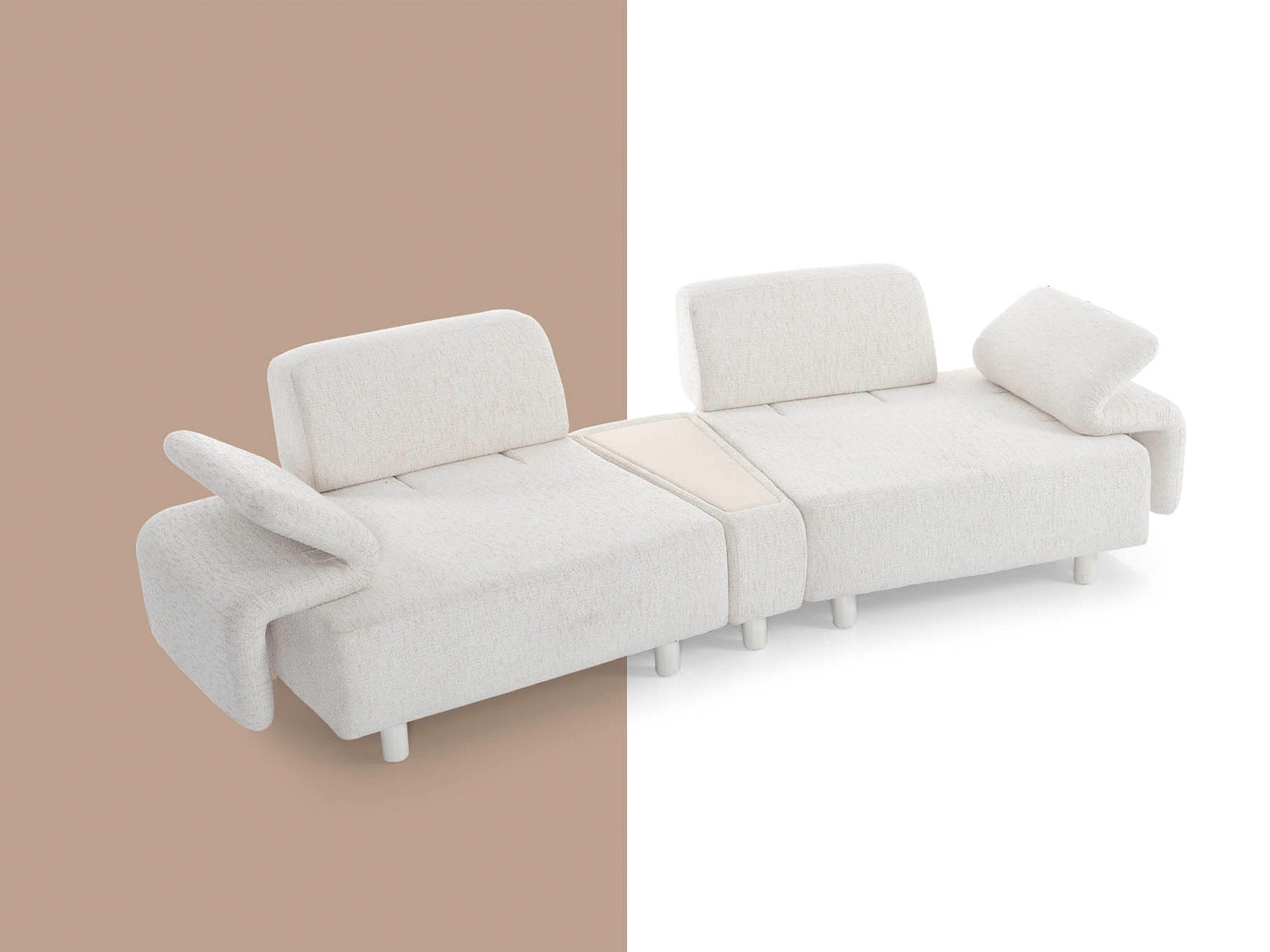 Luma 4-pieces (Sofa & Module Sofa & 2 Chair) Livingroom