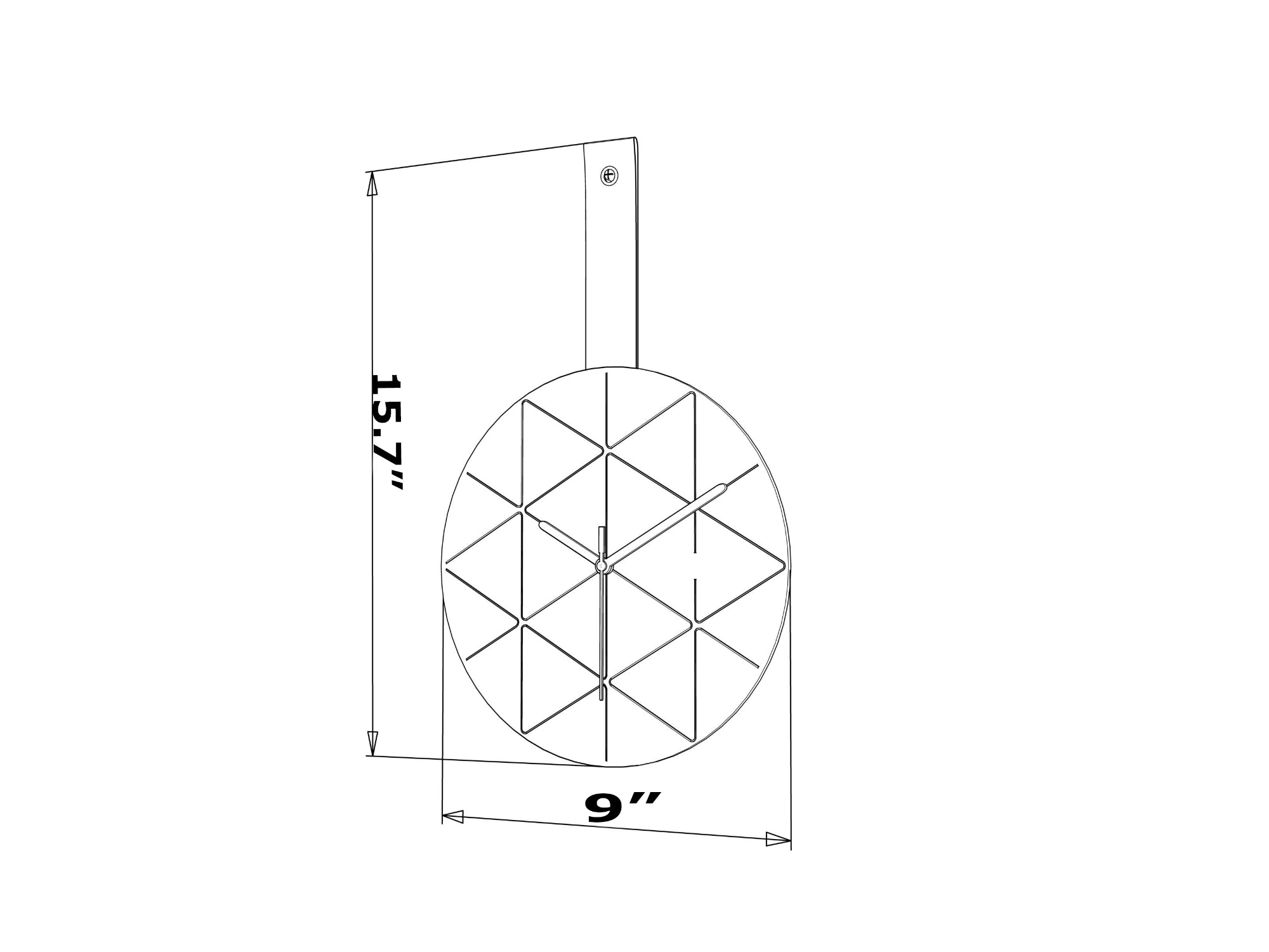 Minuet Wall Clock