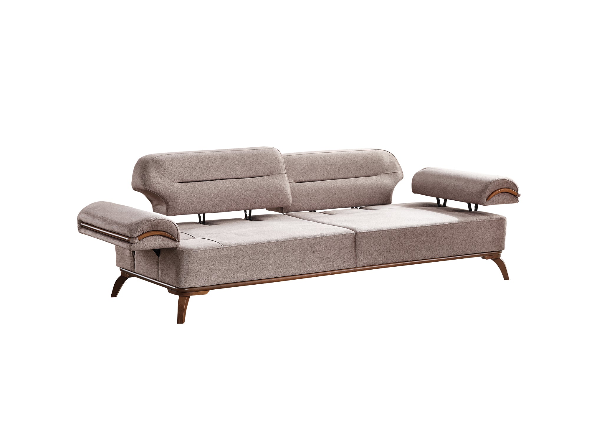 Mia 4-pieces (2 Sofa & 2 Chair) Livingroom Set Beige
