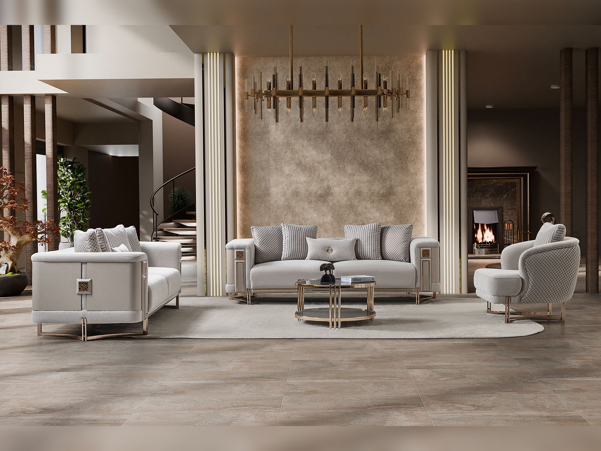 Mirage Stationary Loveseat