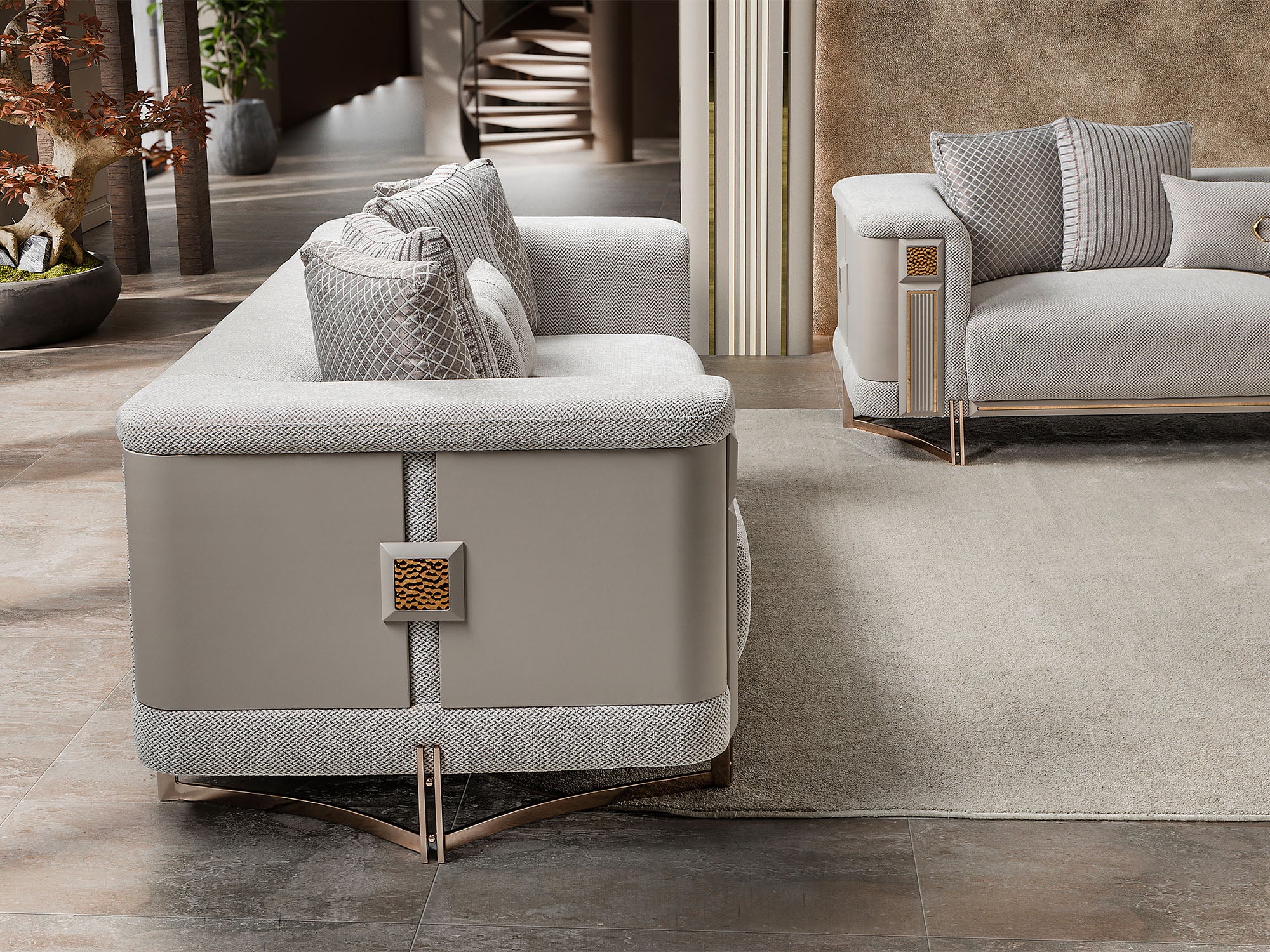 Mirage Stationary Loveseat