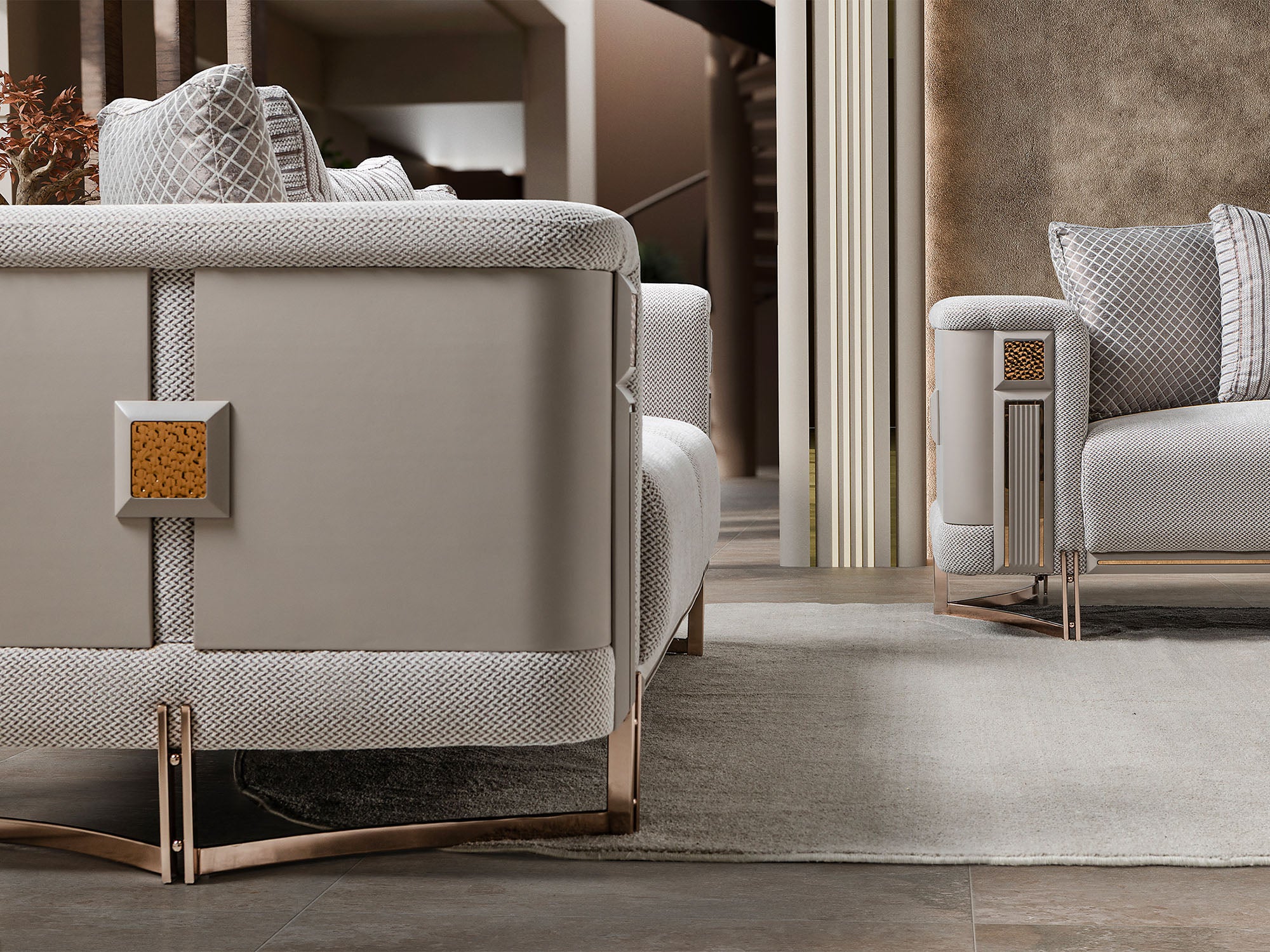 Mirage Stationary Loveseat