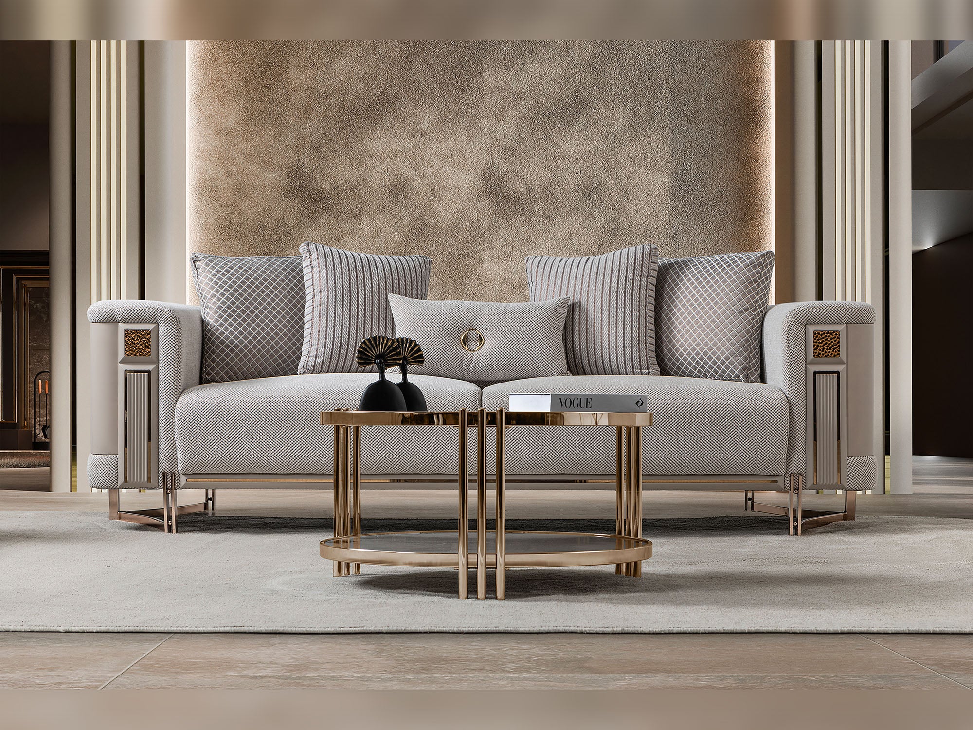Mirage Stationary Loveseat