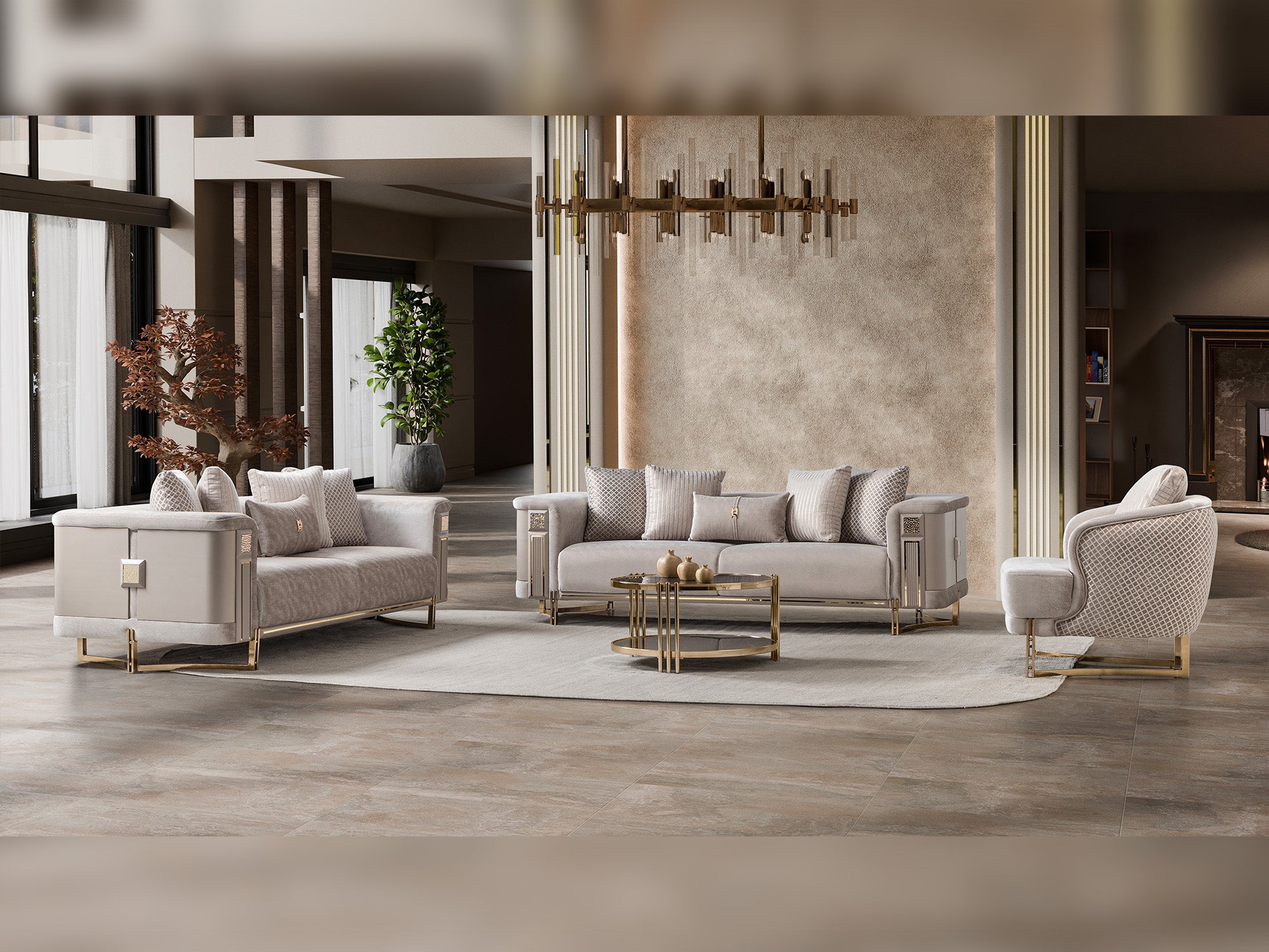 Mirage Stationary Loveseat