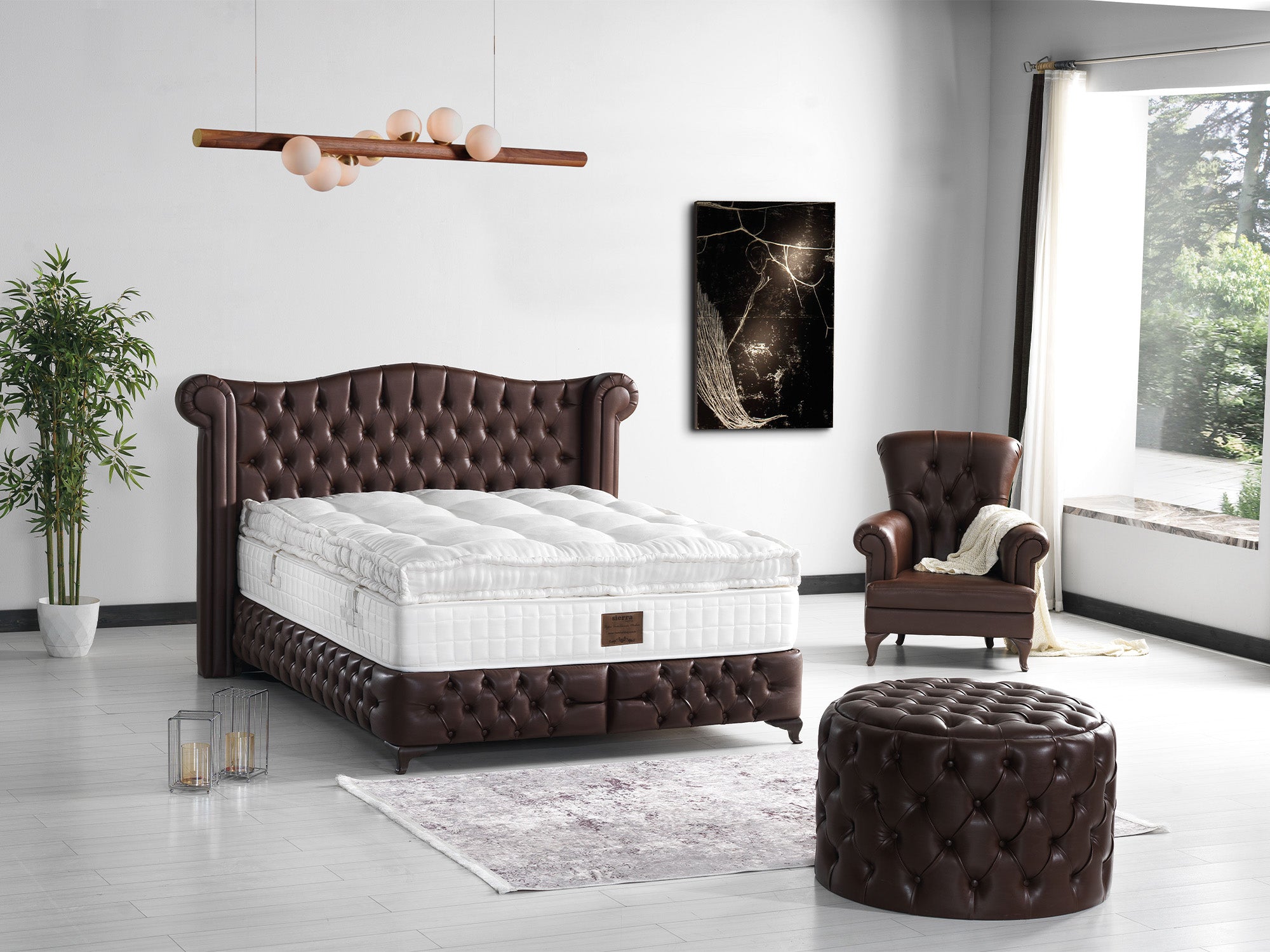 Monalisa Ottoman Brown