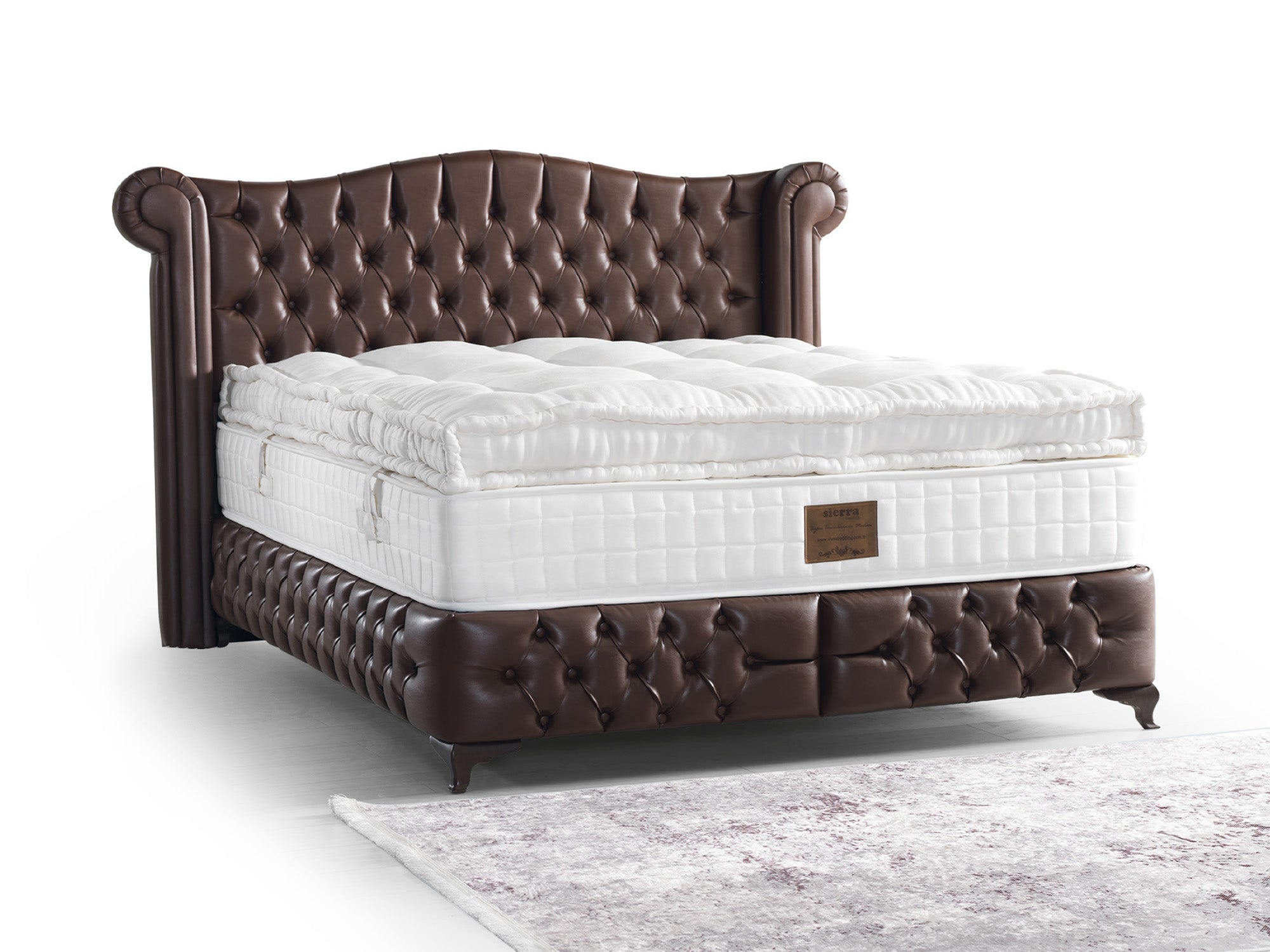 Monalisa Storage Bed With Headboard Brown