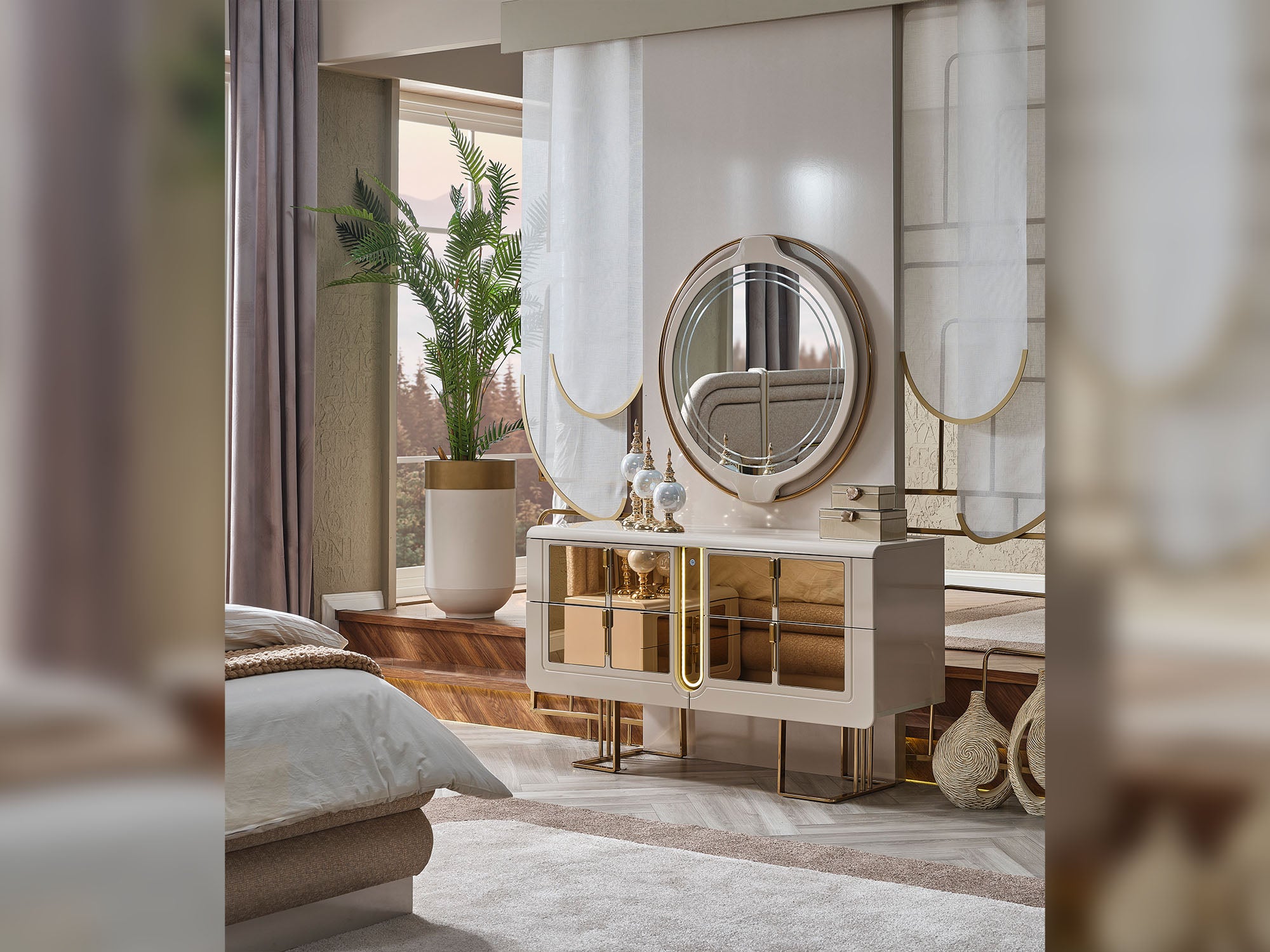 Monza Dresser With Mirror