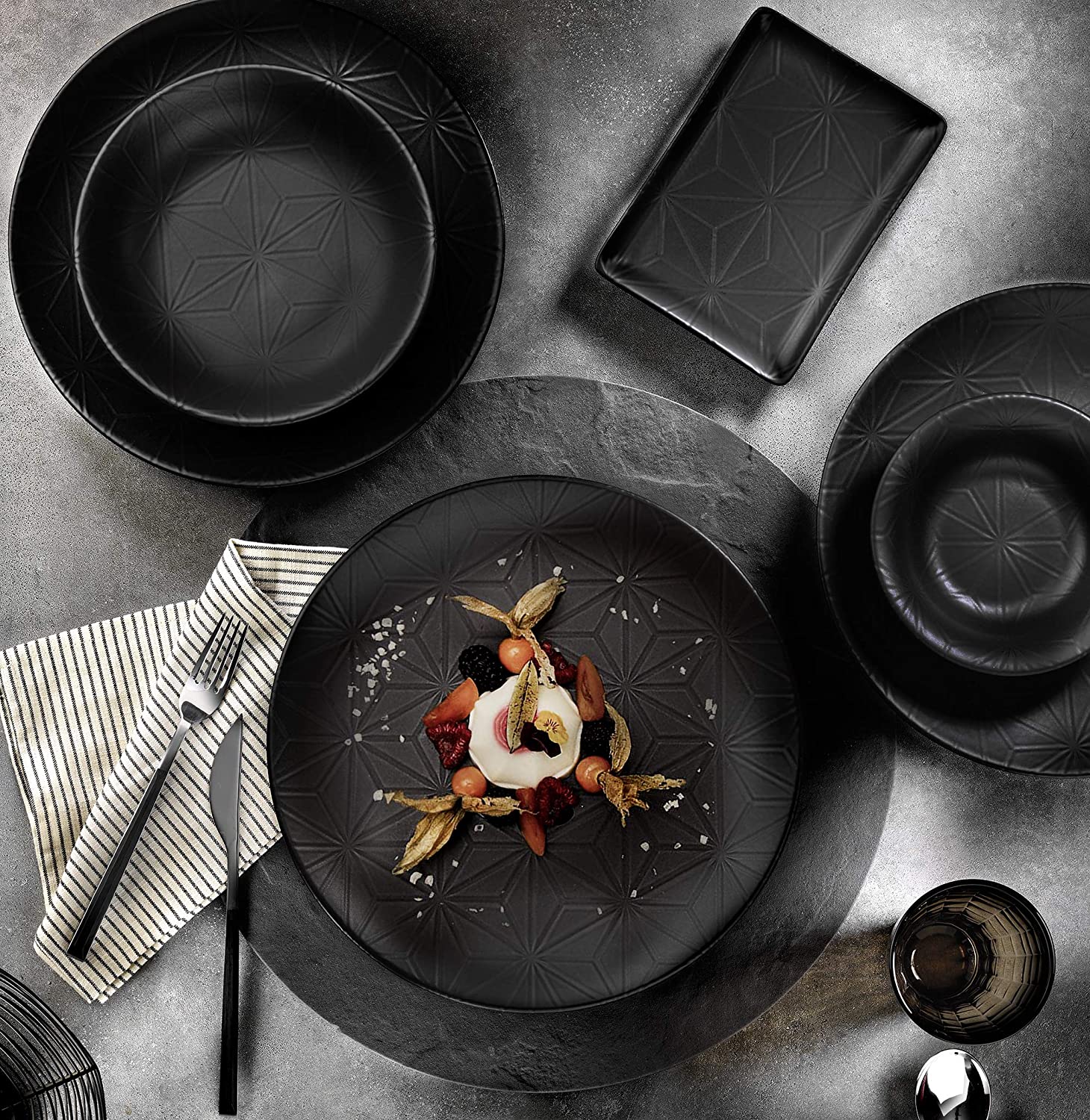 Nano Teos 12 Pieces Dinnerware Set