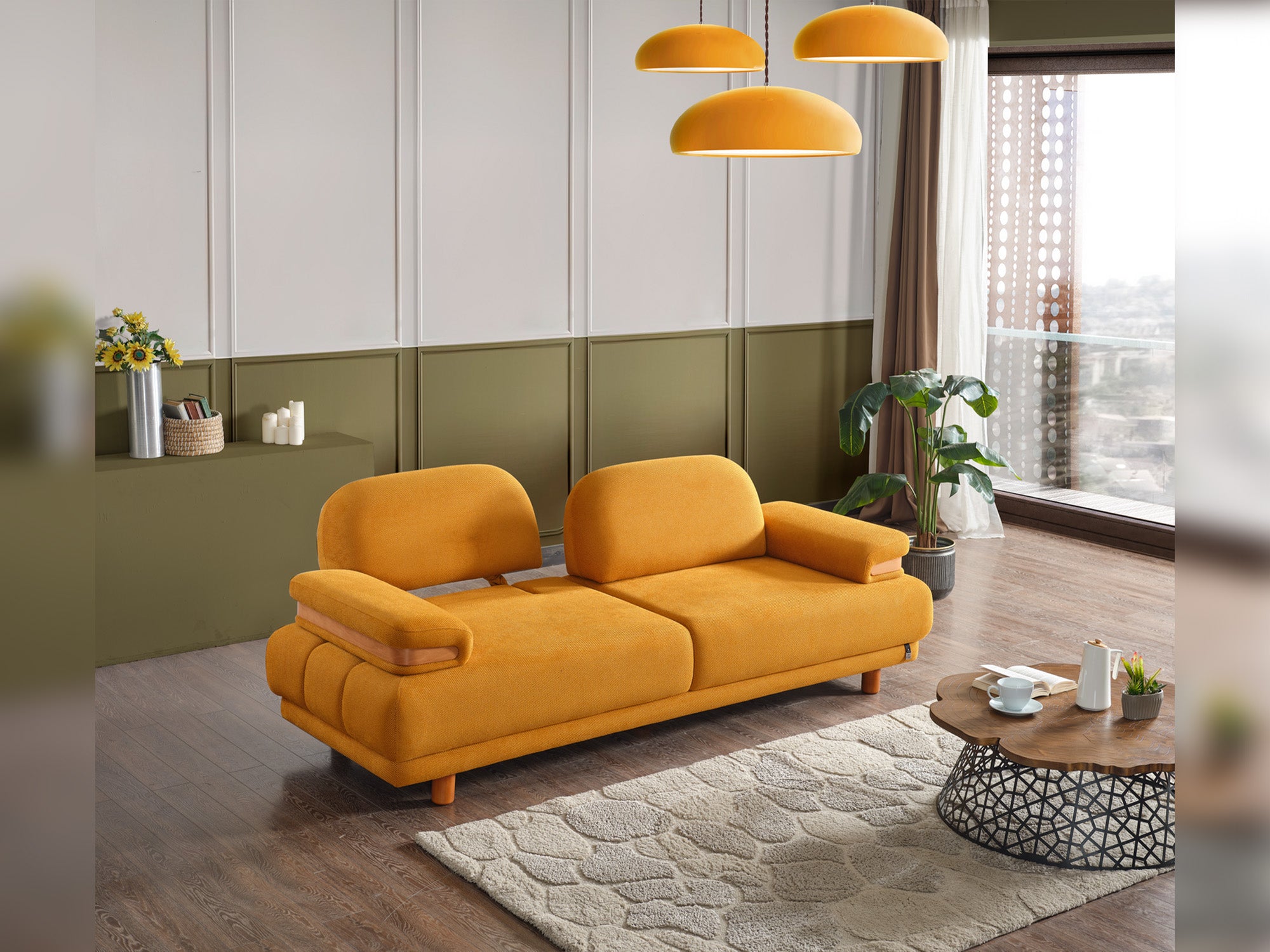 Neo Mustang Convertible Sofa