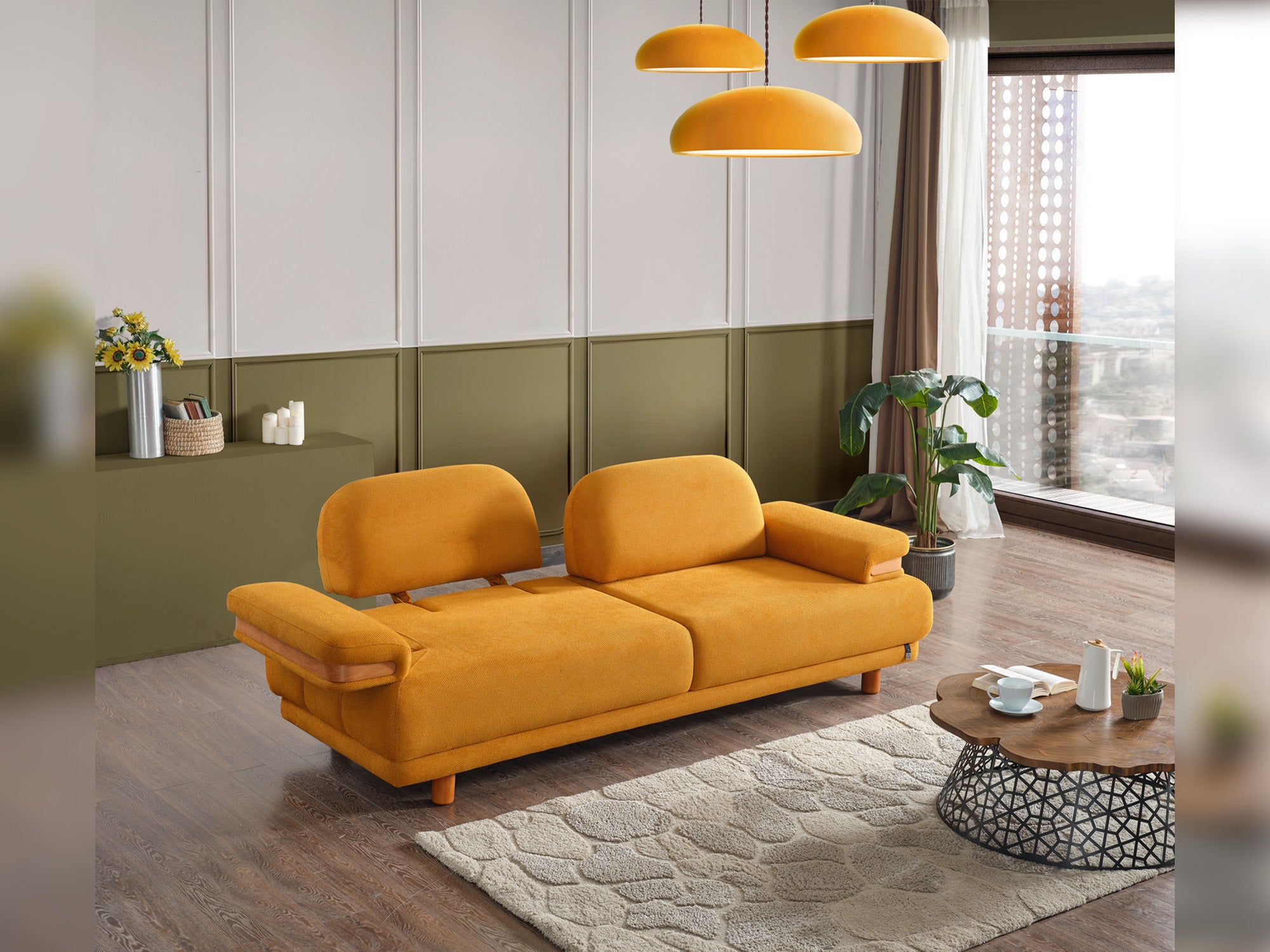 Neo Mustang Convertible Sofa