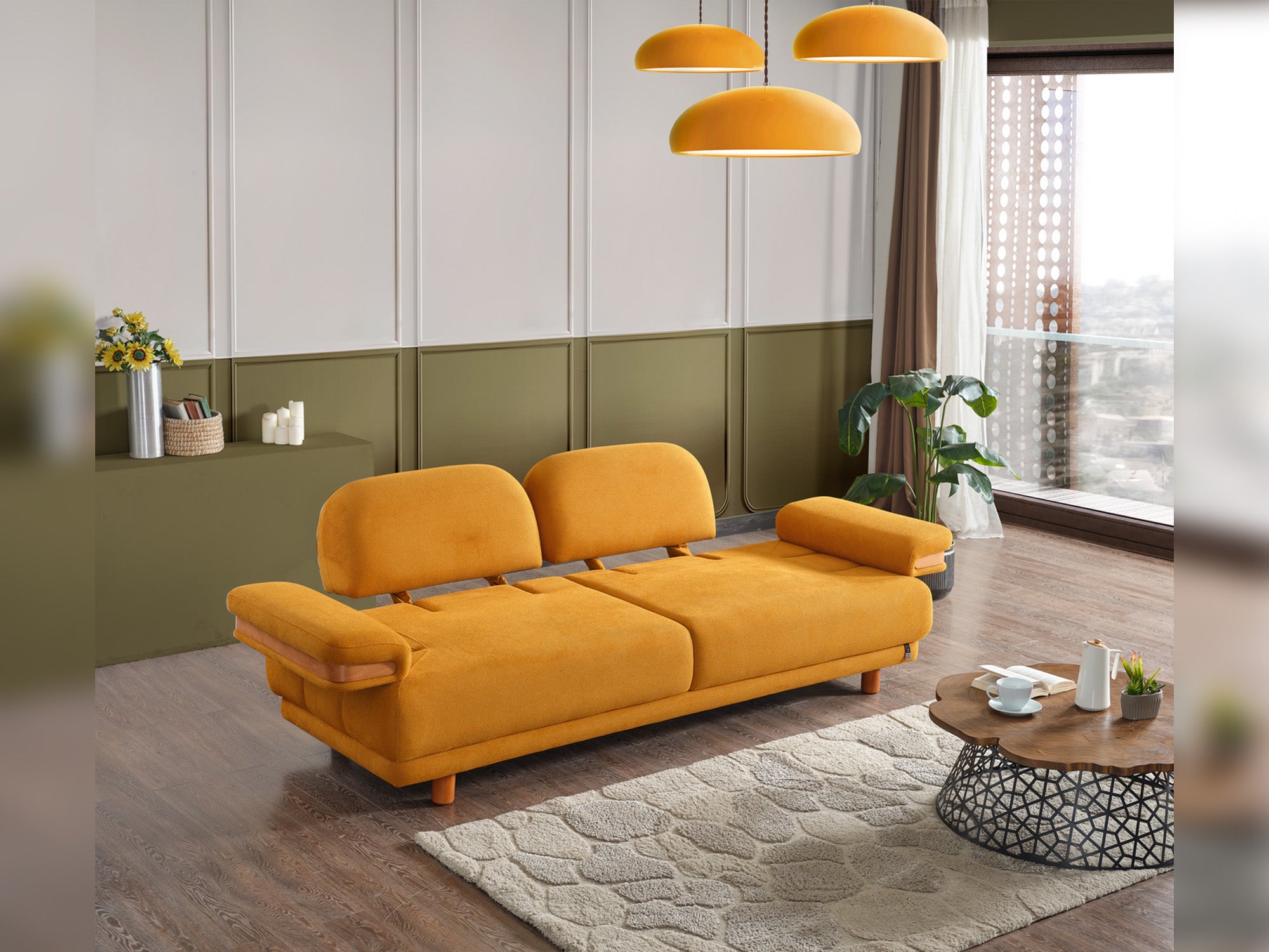Neo Mustang Convertible Sofa
